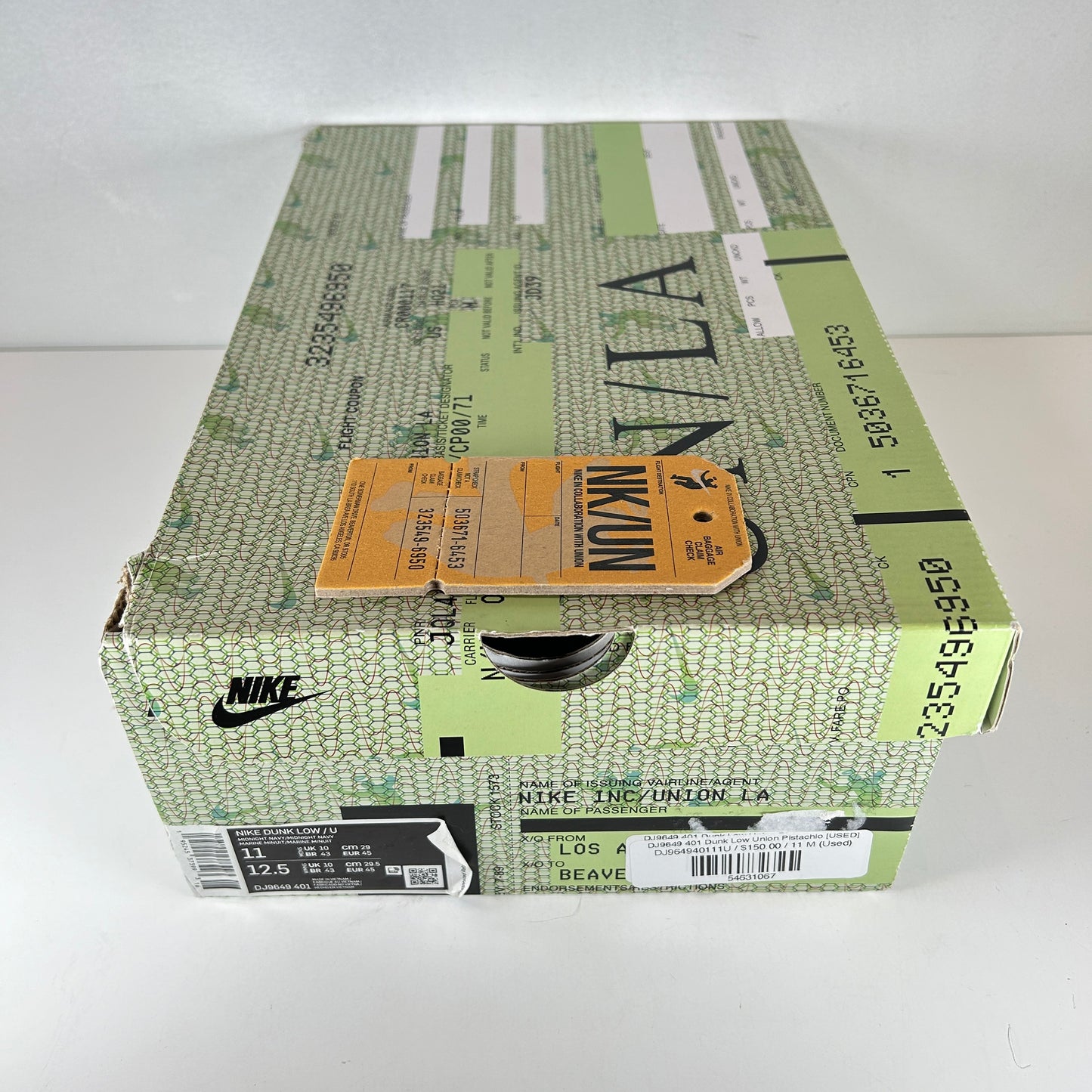 DJ9649 401 Dunk Low Union Pistacho