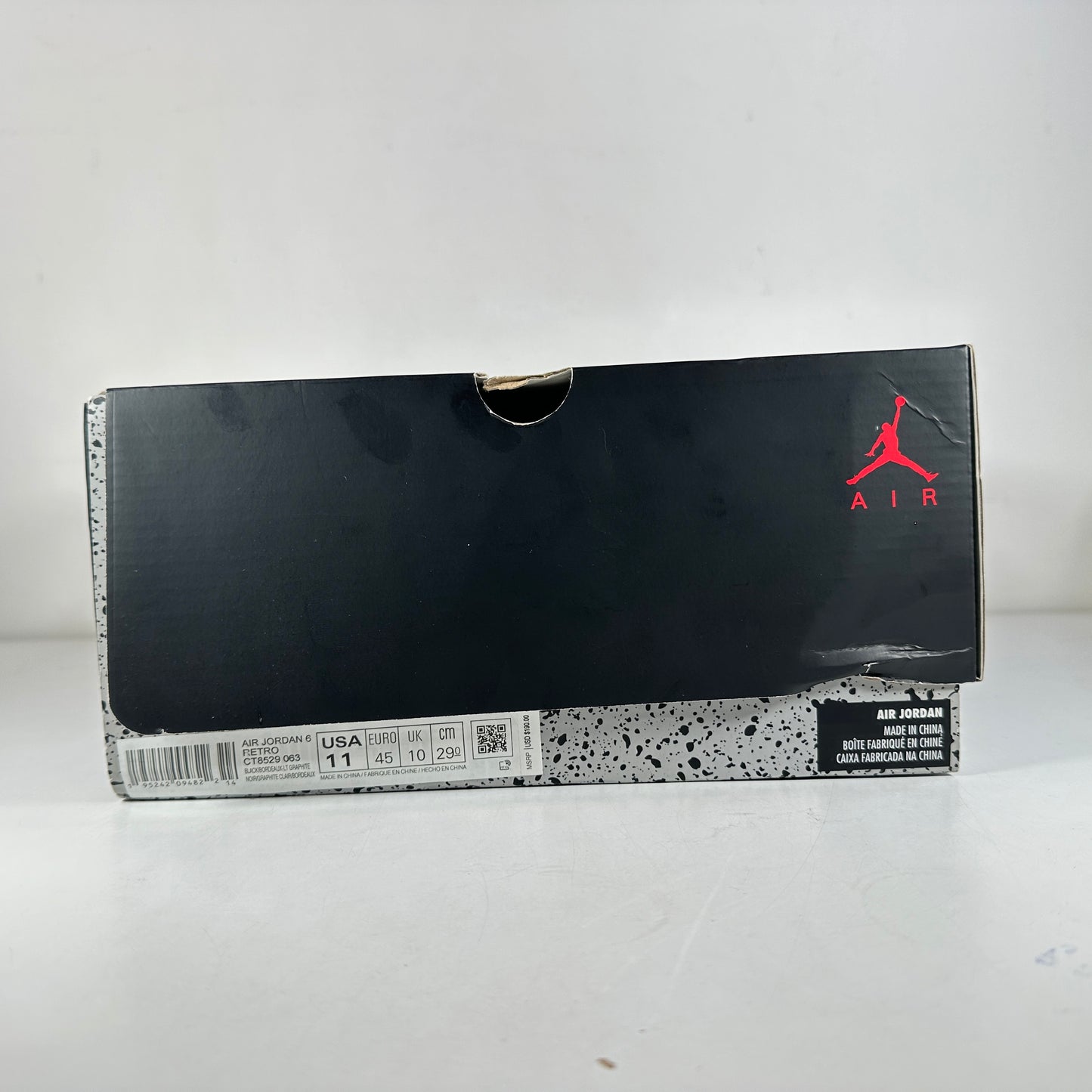 CT8529 063 Jordan 6 Retro Burdeos
