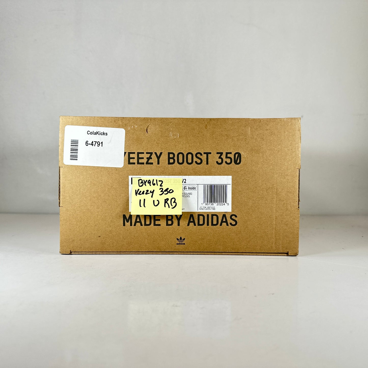 BY9612 Yeezy Boost 350 V2 Núcleo Negro Rojo