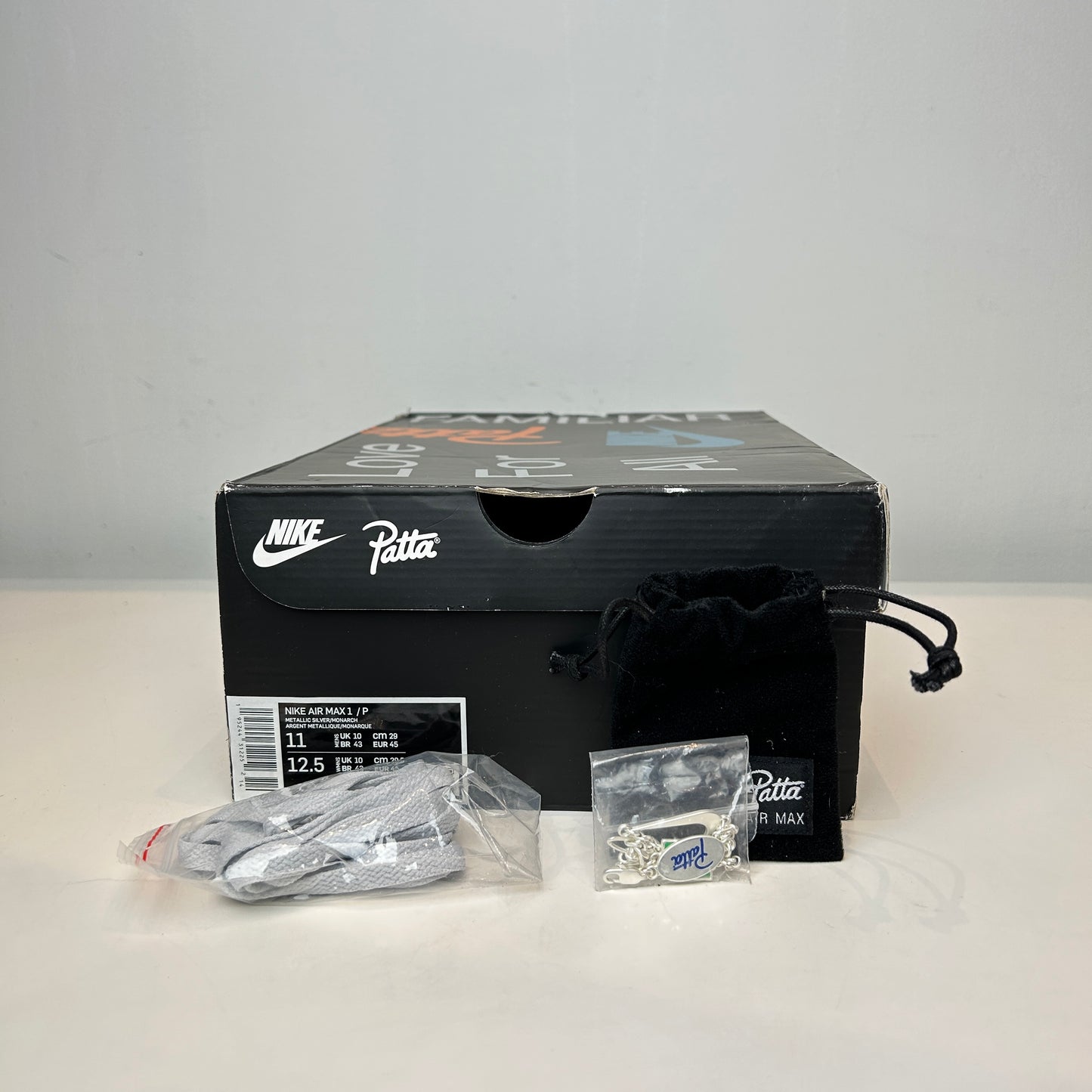 DH1348 001 Nike Air Max 1 Patta Waves Monarca