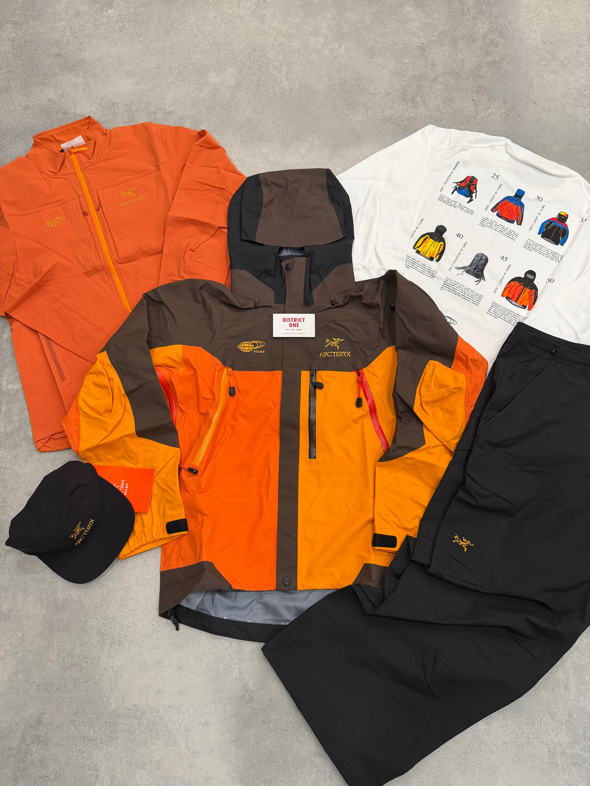 Arc'teryx BEAMS Koyo Collection Gamma 5 Panel Cap Black