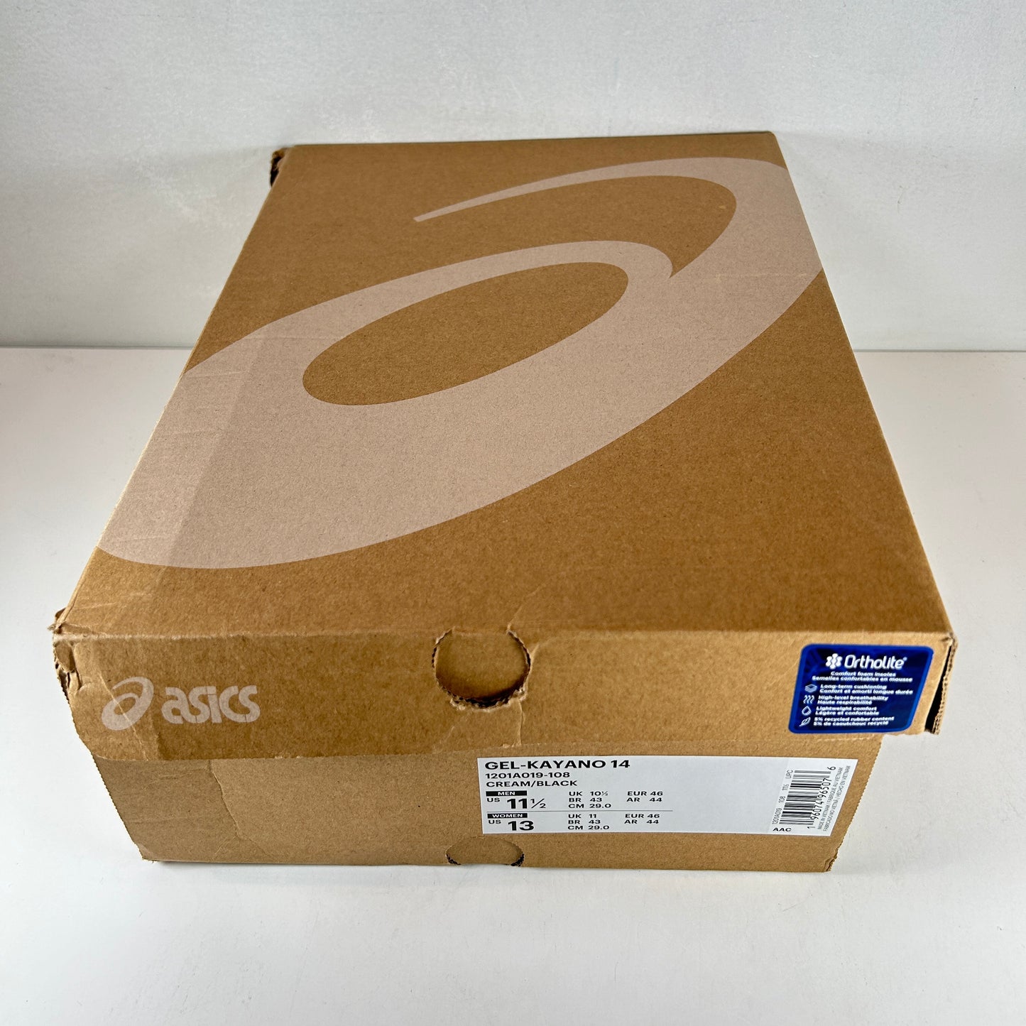 1201A019 108 ASICS Gel-Kayano 14 Crema Negro Metálico Ciruela