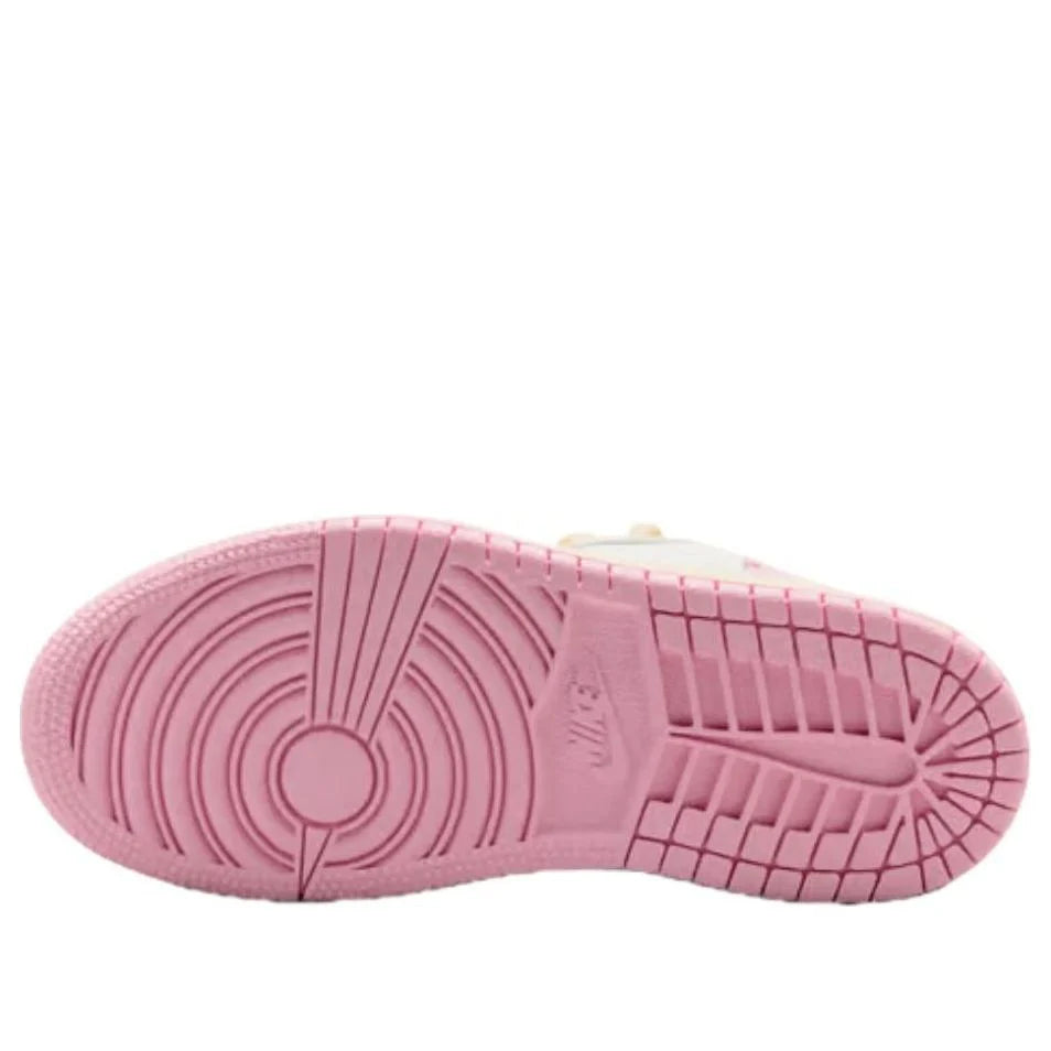 IQ7605 100 Air Jordan 1 Retro Low OG SP Travis Scott Shy Pink (PS)