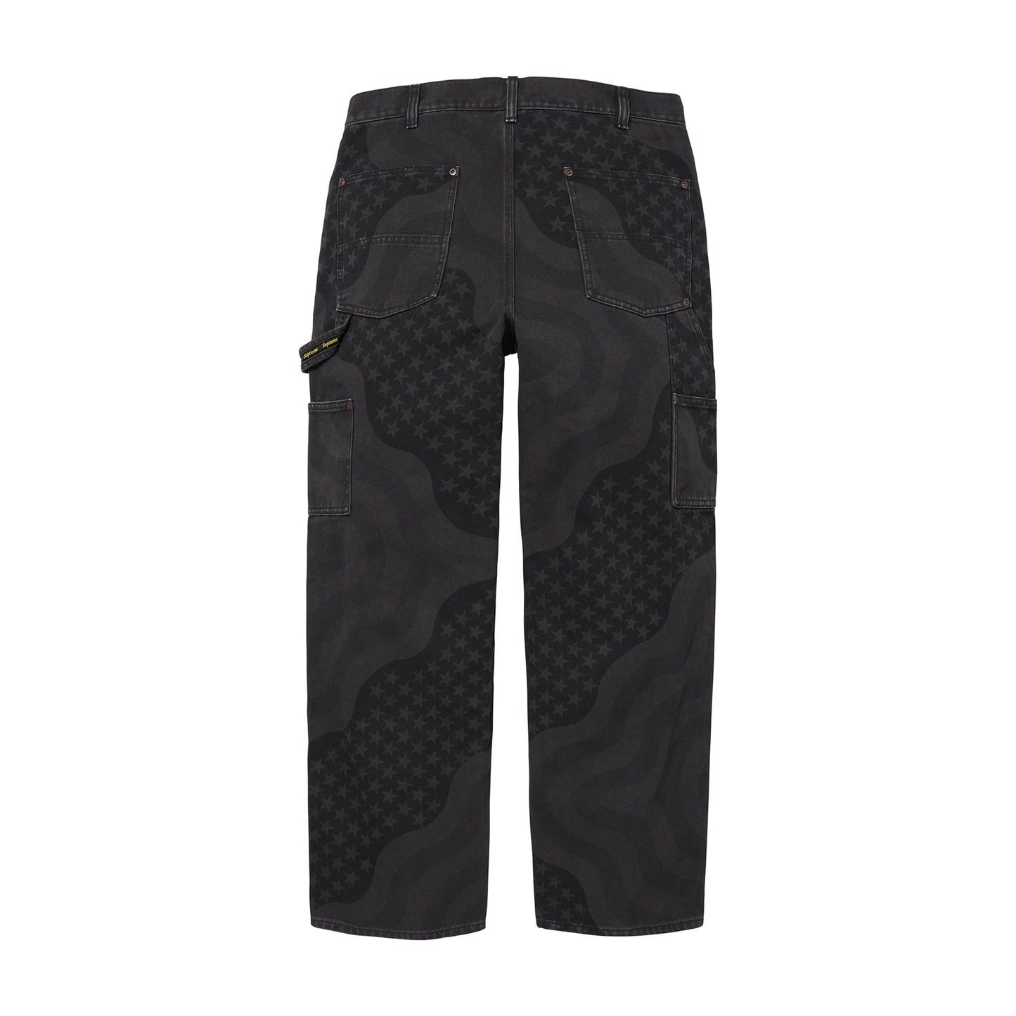 Supreme Flag Double Knee Painter Pant Black