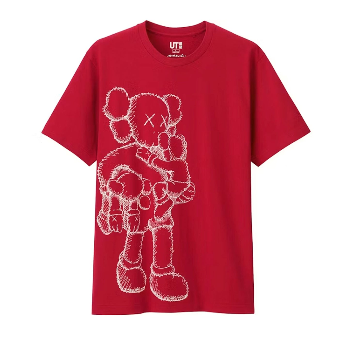 KAWS x Uniqlo Clean Slate Tee Red
