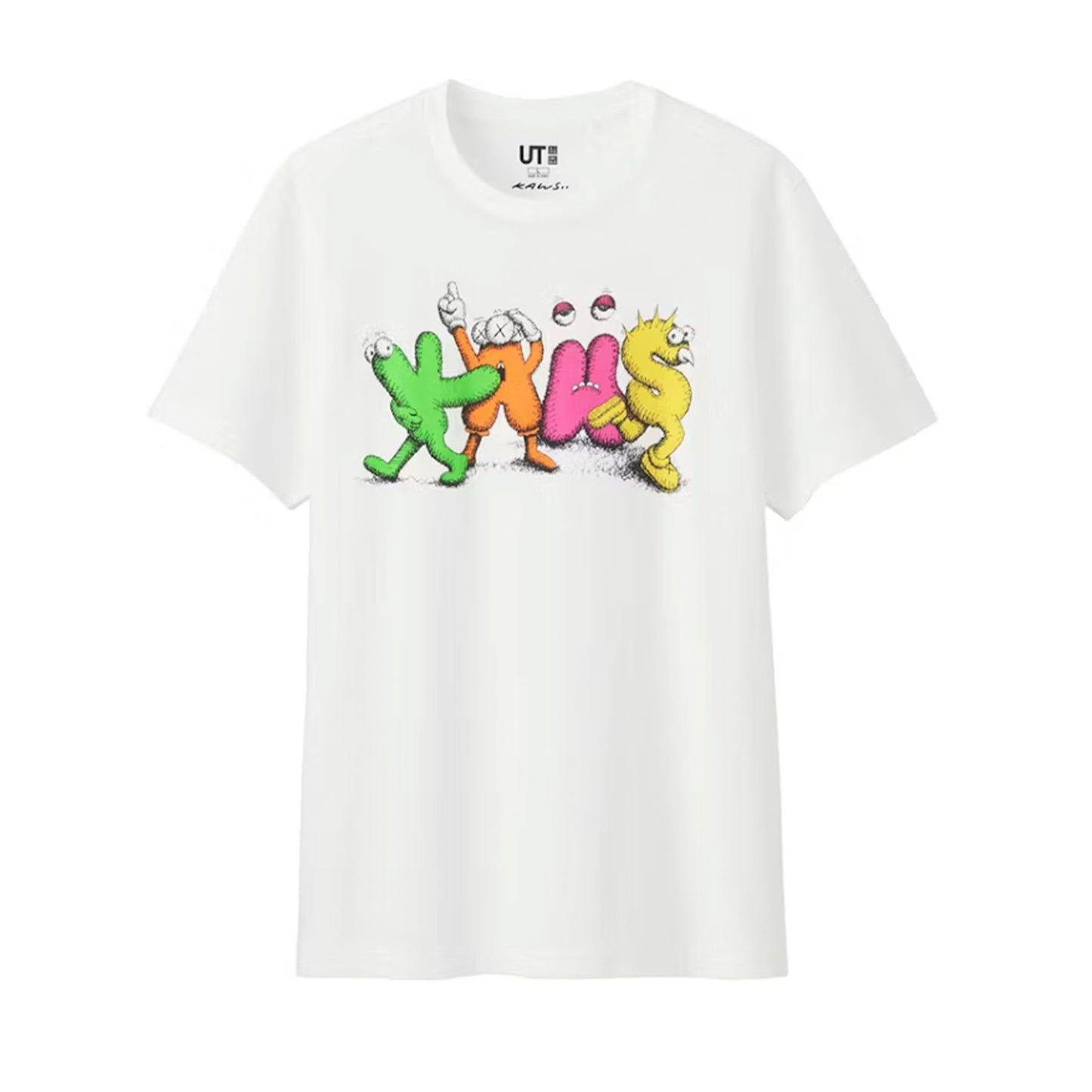 KAWS x Uniqlo Logo Tee White