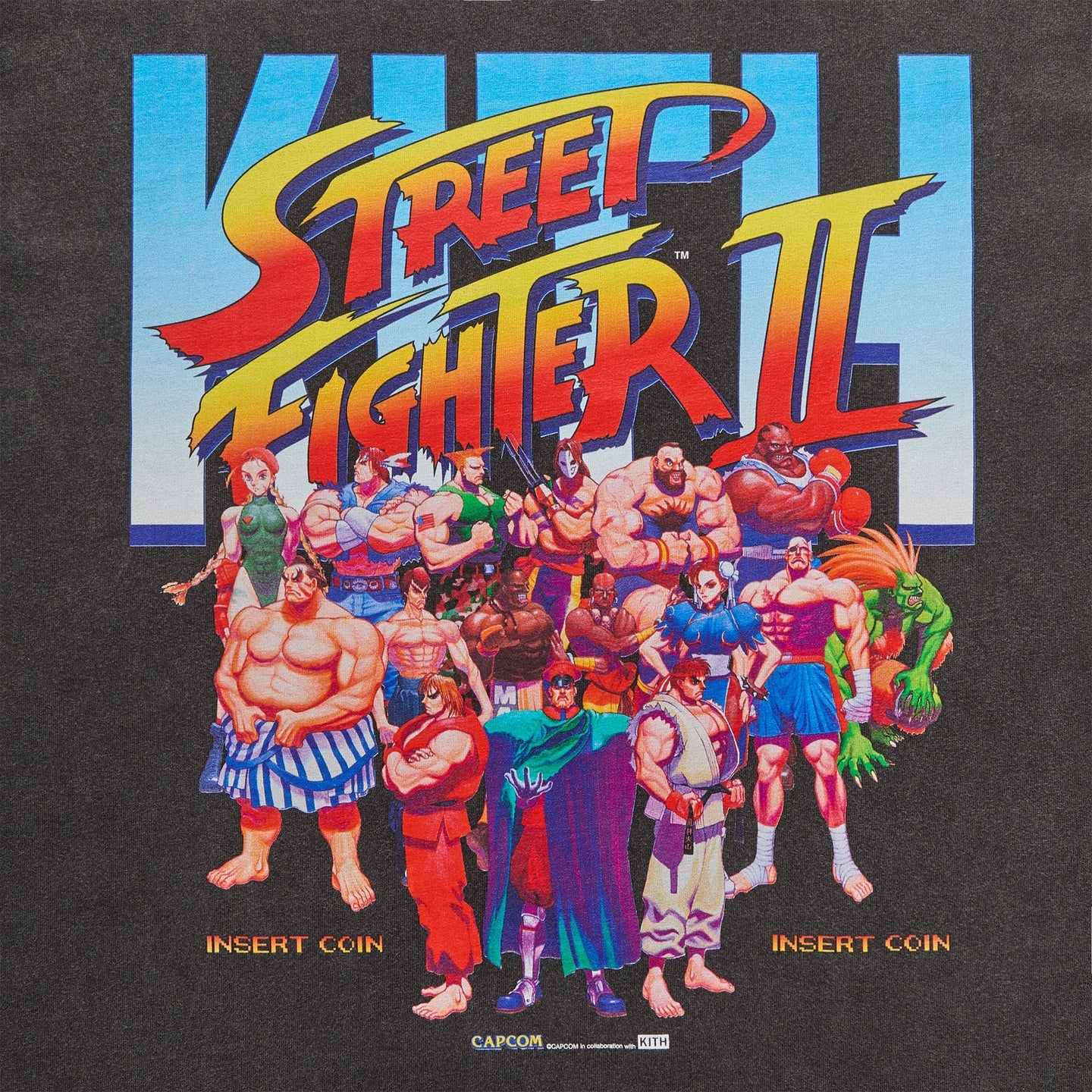 Kith x Capcom Super Street Fighter Vintage Tee Black