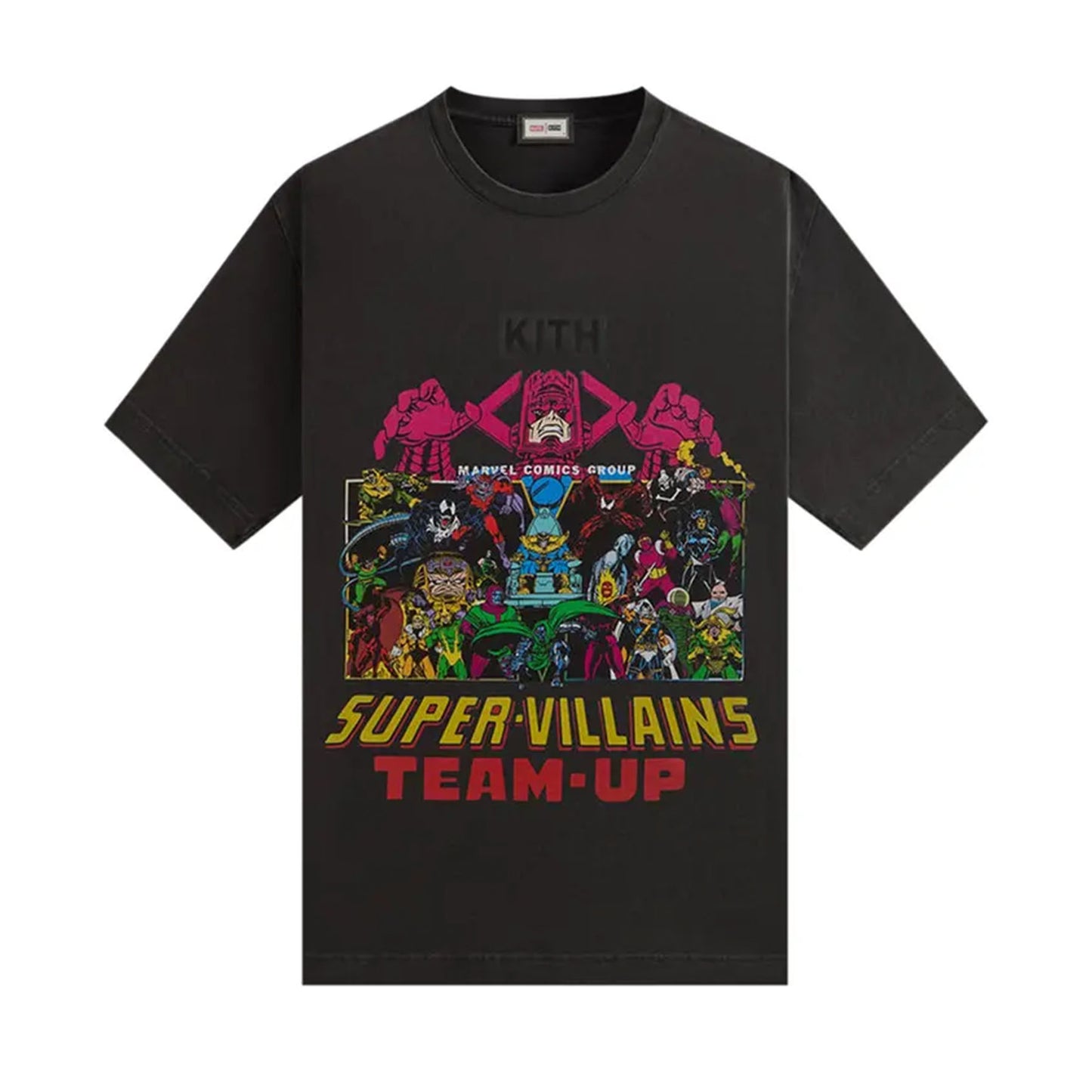 Kith x Marvel Team Up Vintage Tee Black