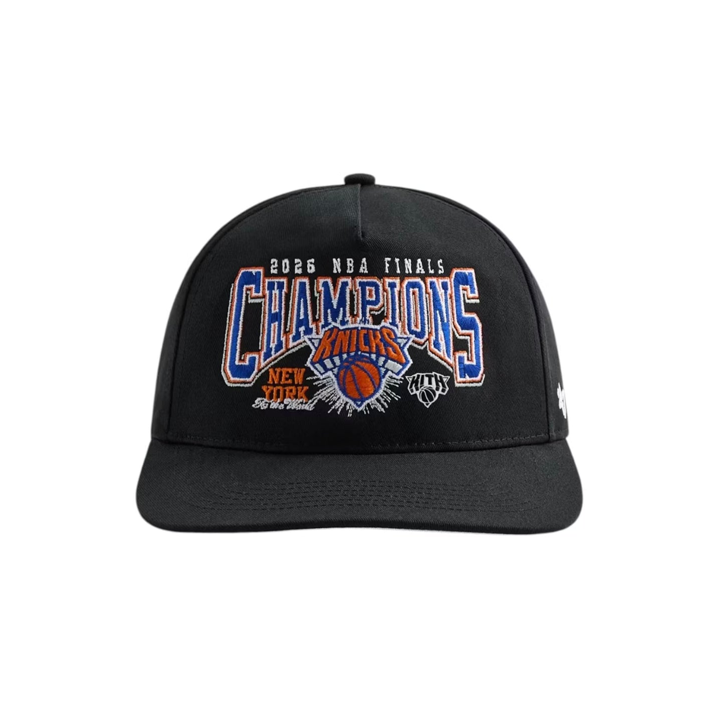 Kith x 47 Brand x New York Knicks 2026 Champions Hitch Snapback Black
