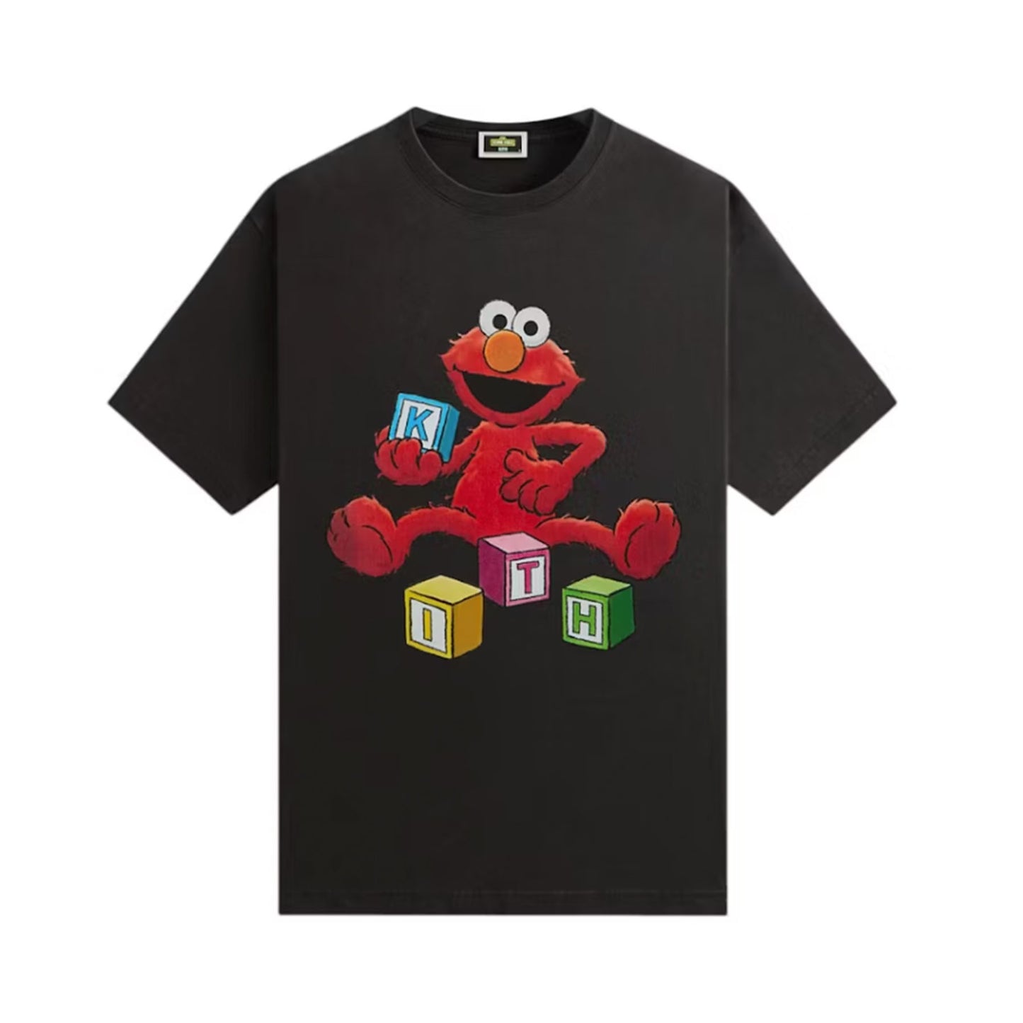Kith x Sesame Street Alphabet Vintage Tee Black