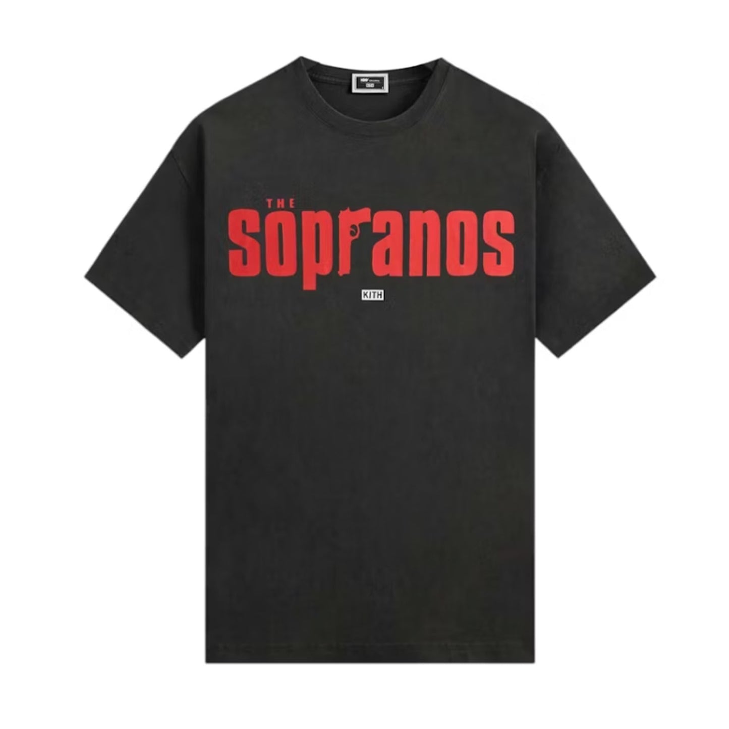Kith x The Sopranos Main Logo Vintage Tee Black