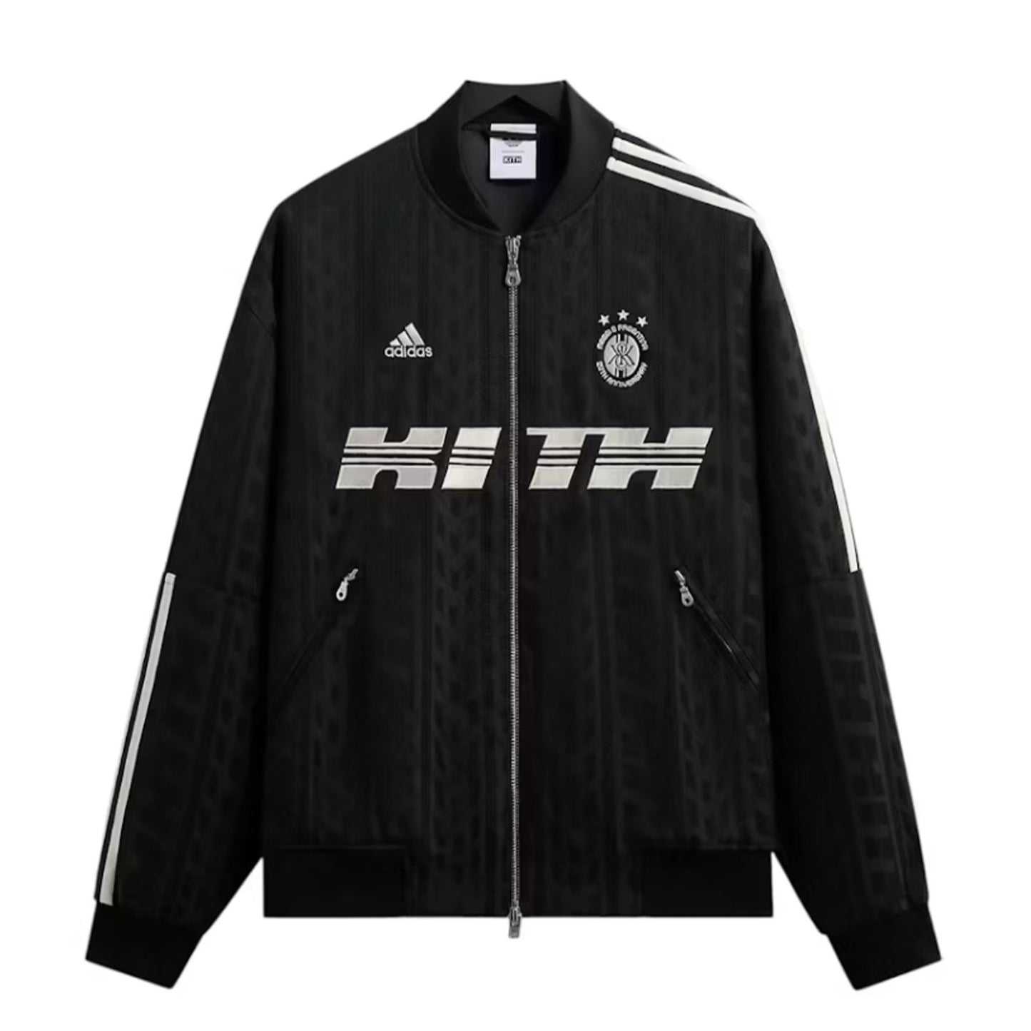Kith x adidas Messi Football Bomber Jacket Black