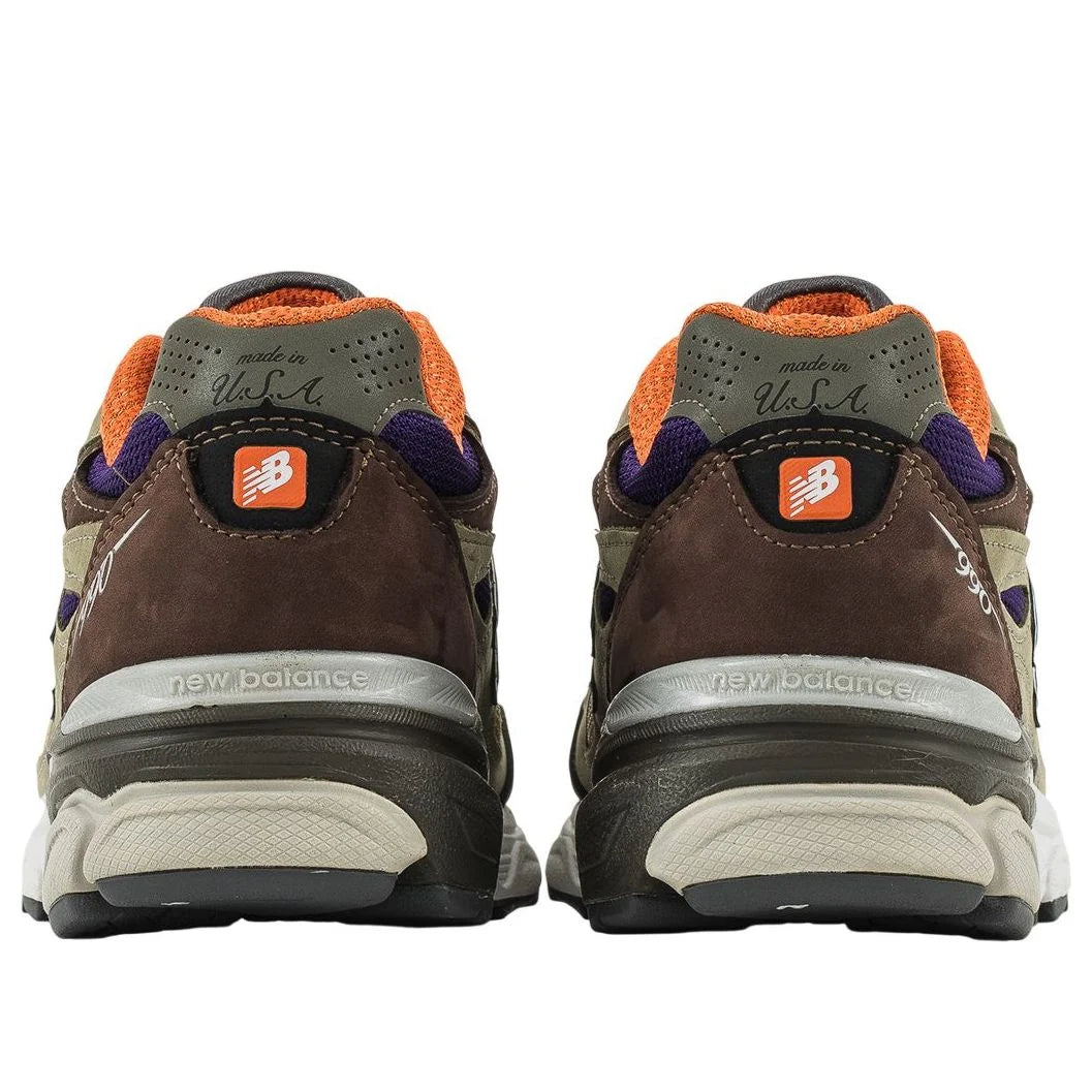 M990BT3 New Balance 990v3 MiUSA Teddy Santis Khaki Orange