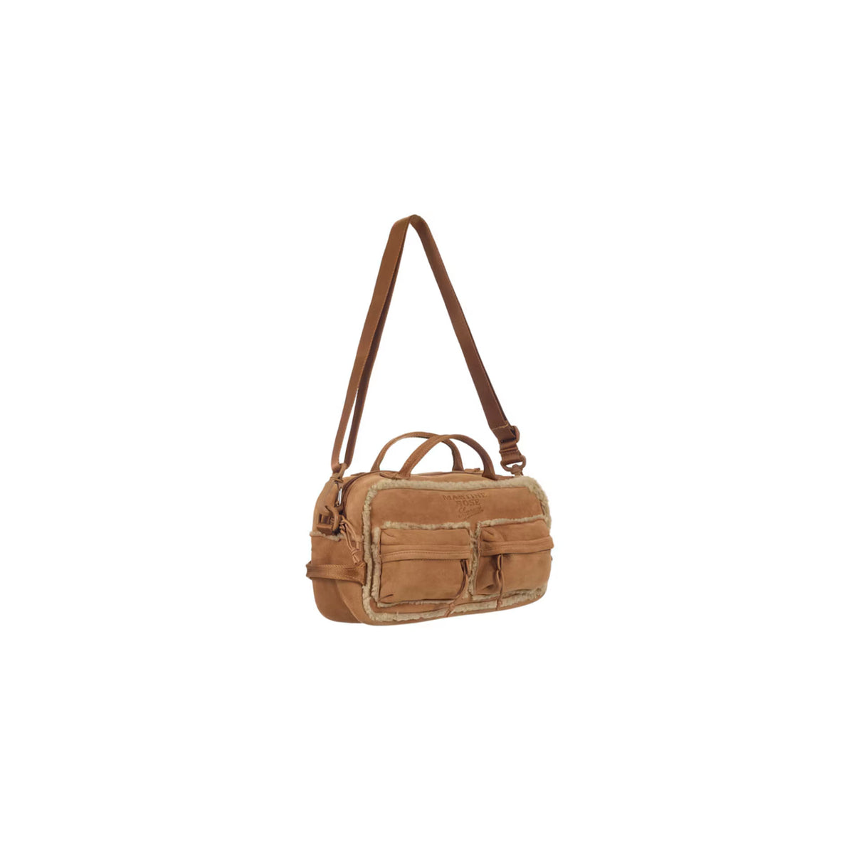 Supreme Martine Rose Shearling Mini Duffle Bag Brown