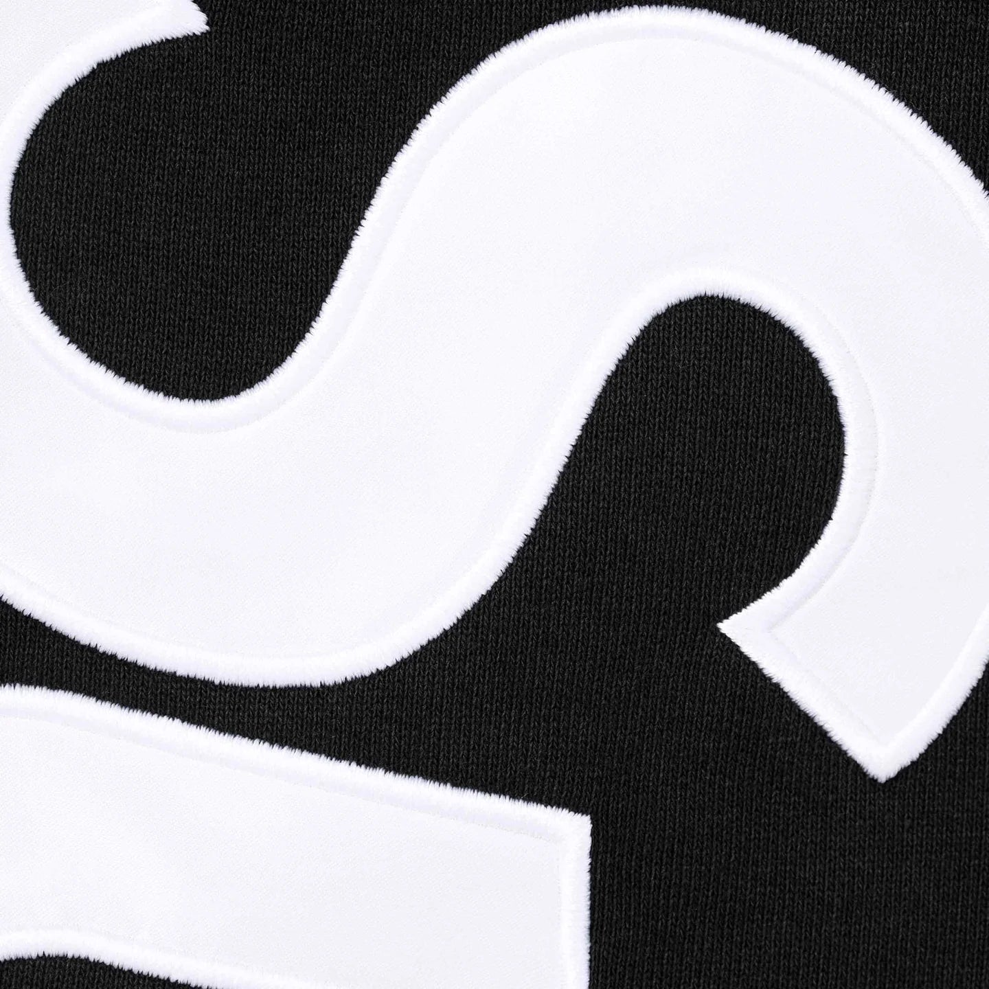 Supreme Satin Applique Sweatpant (SS26) Black