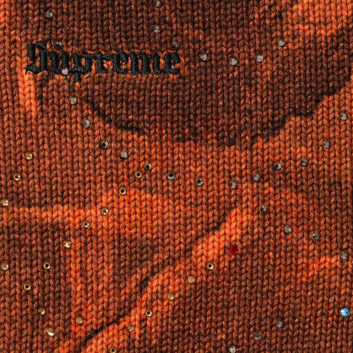 Supreme Crucifixion Sweater Orange