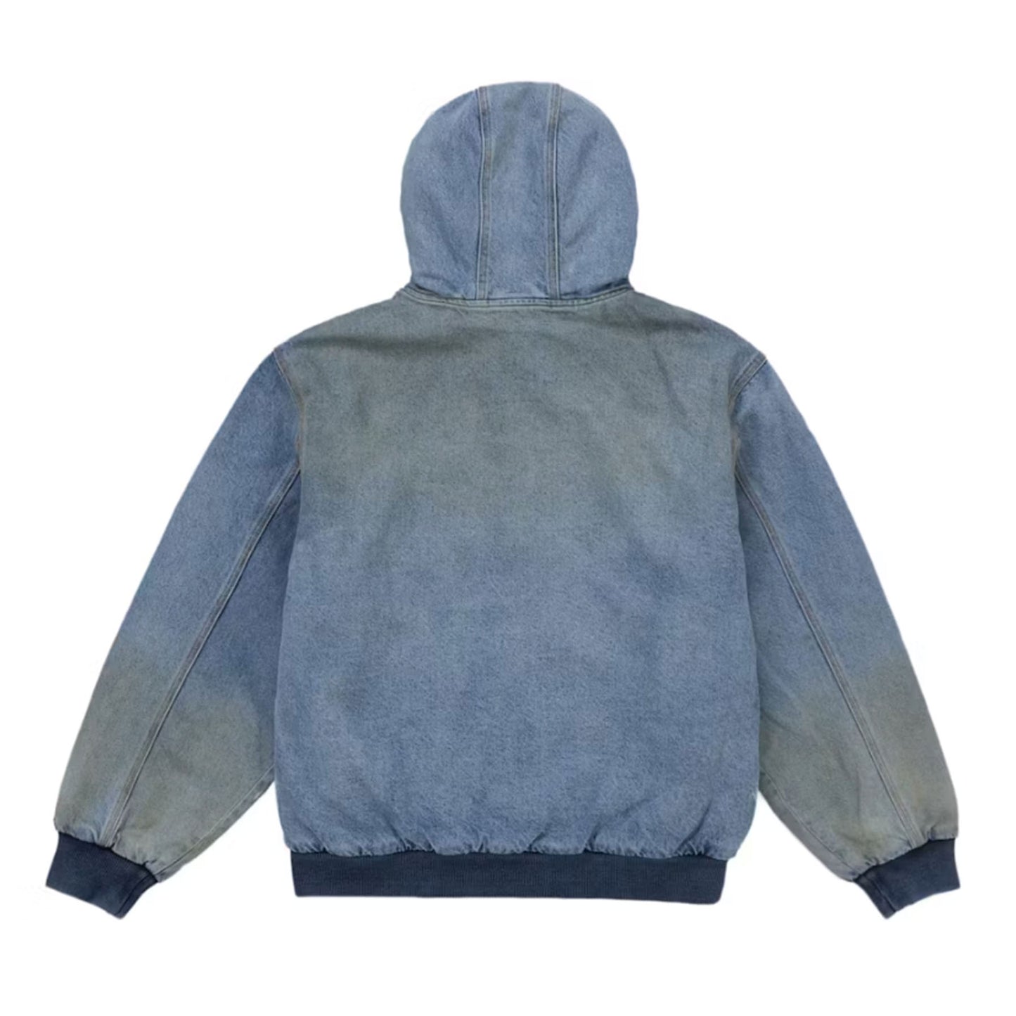 Supreme Reflective Arc Hooded Work Jacket Denim