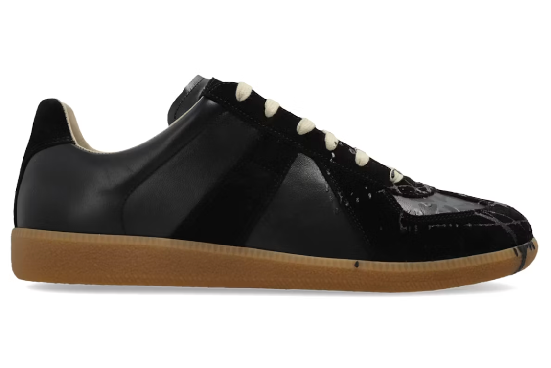 S57WS0517 P7799 H6851 Maison Margiela Replica Black Paint Splatter