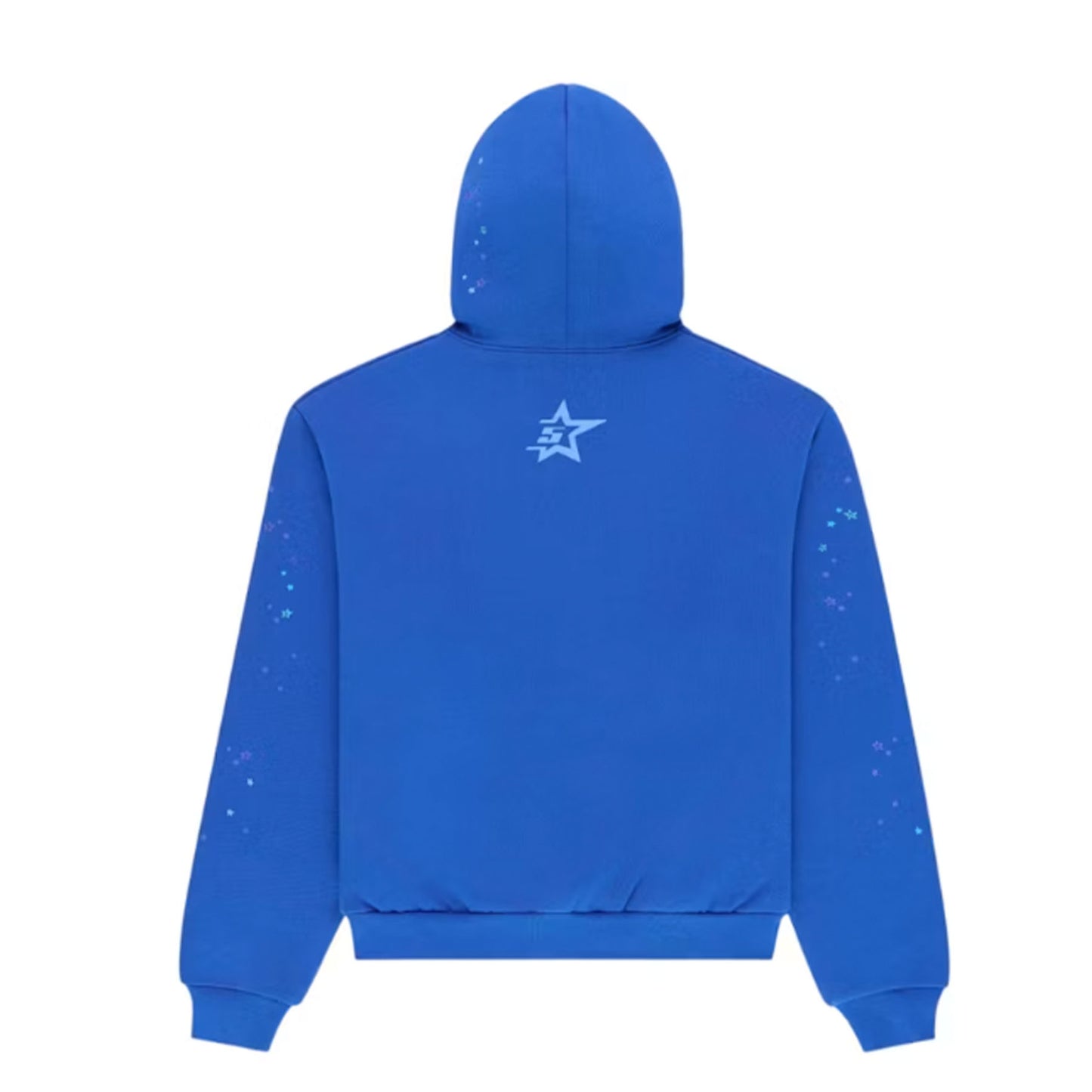 Sp5der Rhinestone Punk V2 Hoodie Blue