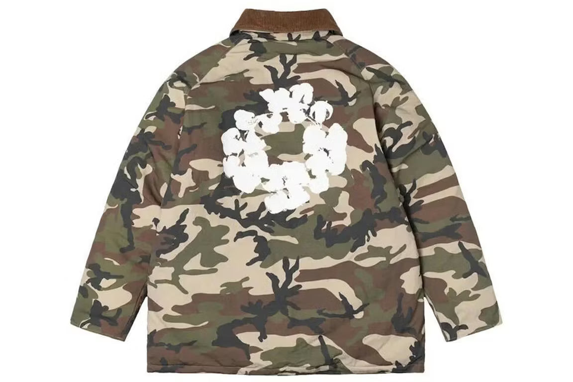 Stussy x Denim Tears Ripstop Down Army Jacket Camo