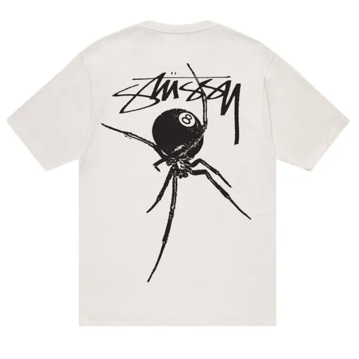 Stussy Arachnid Pigment Dyed Tee Natural