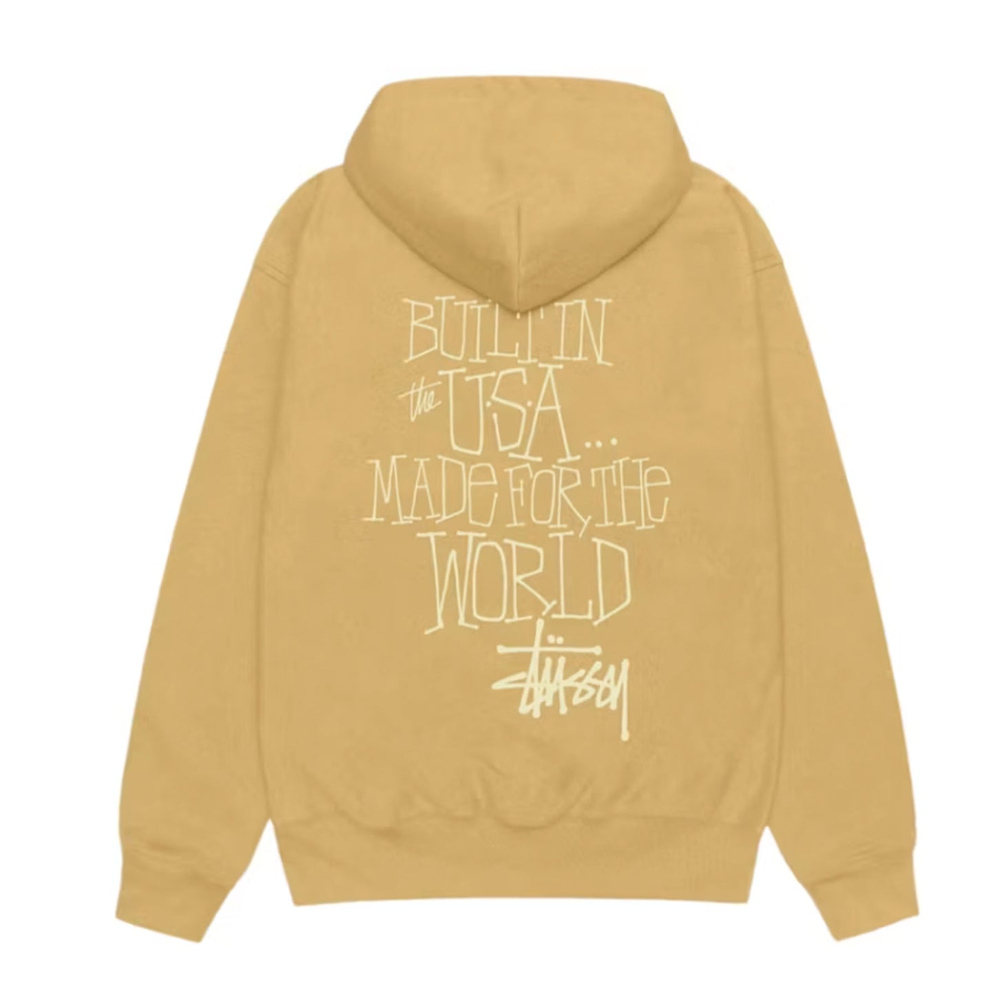 Stussy Built In USA Hoodie Curry