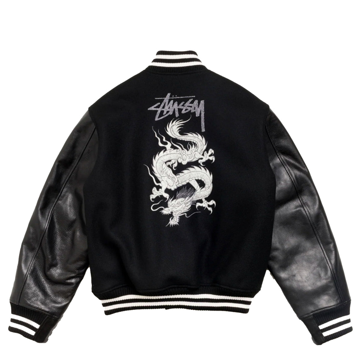 Stussy Junya Varsity Jacket Black