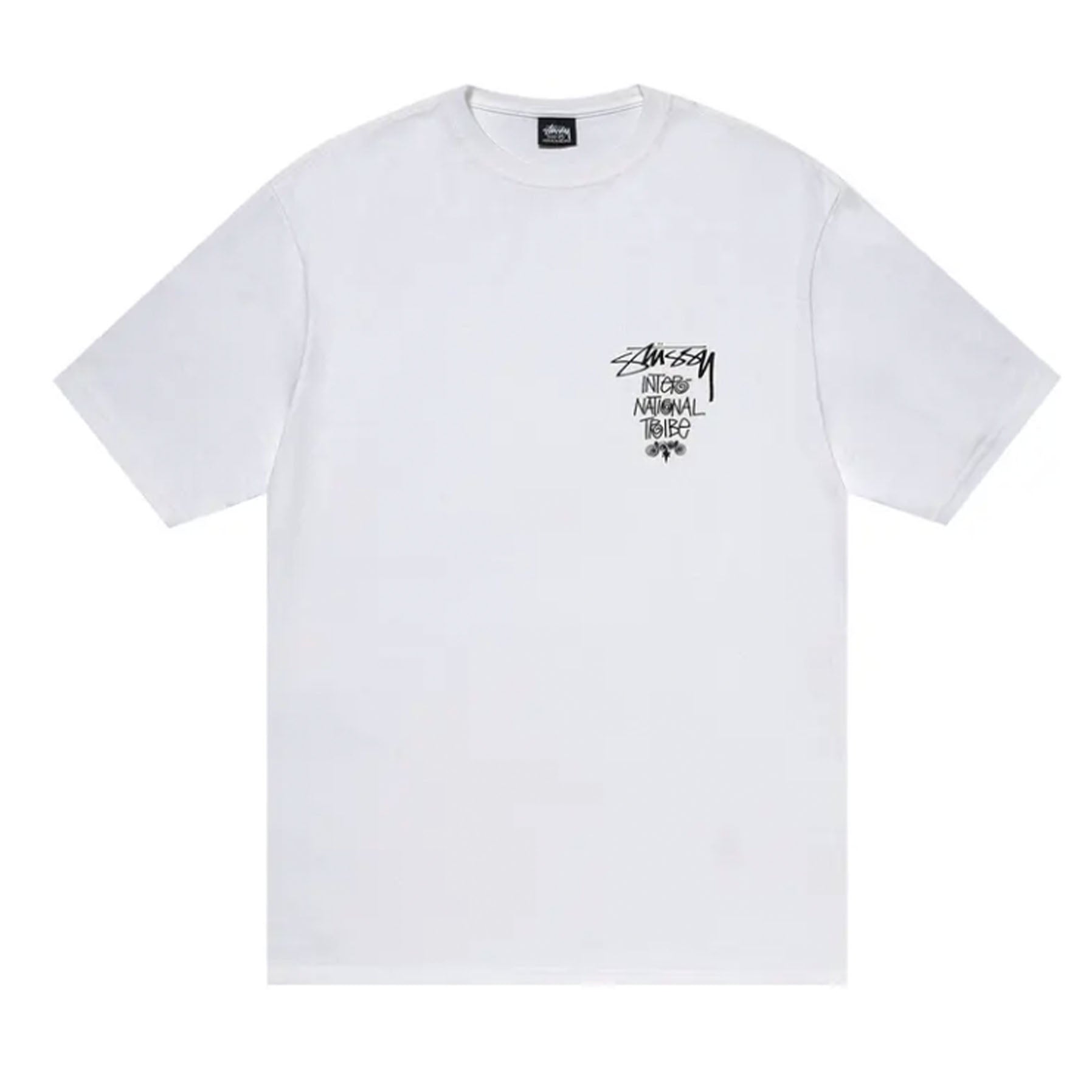 Stussy Tribe Stack Tee White – DISTRICT ONE NY