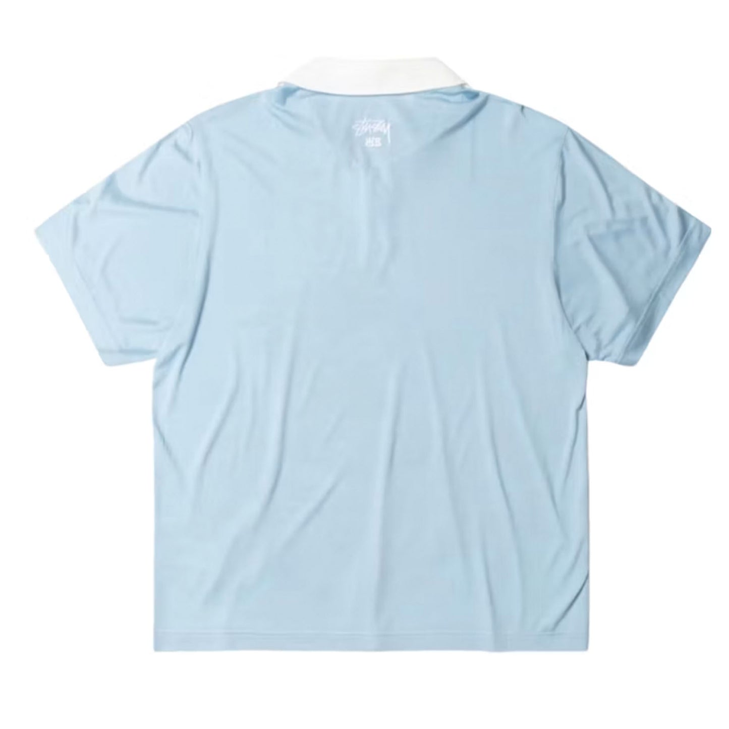 Stussy x Wales Bonner Silk Polo Blue