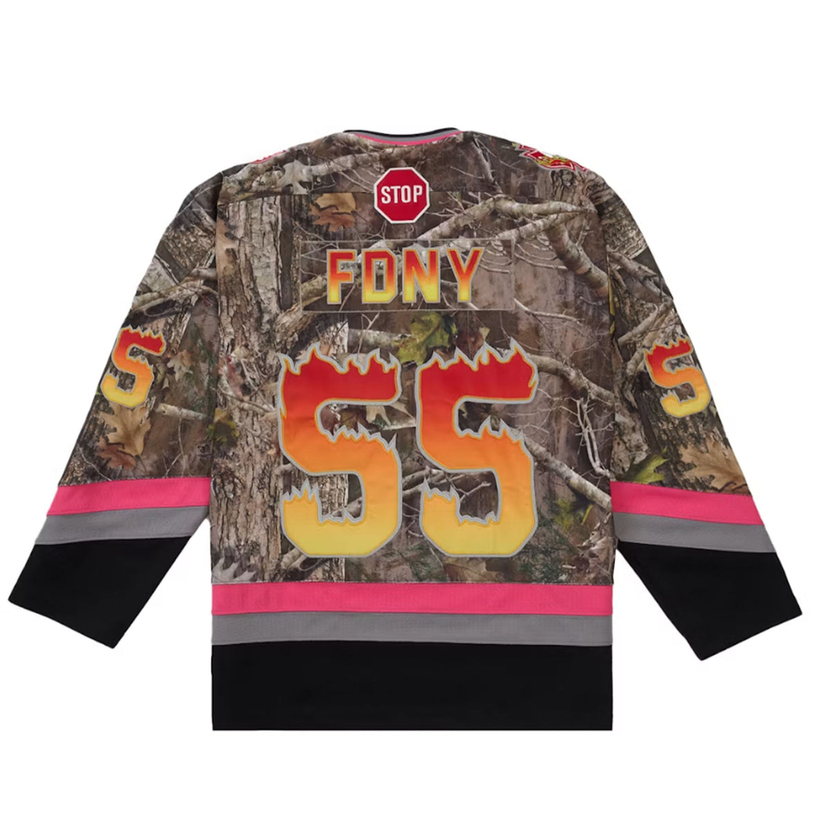 Supreme FDNY Hockey Jersey TrueTimber Kanati Camo