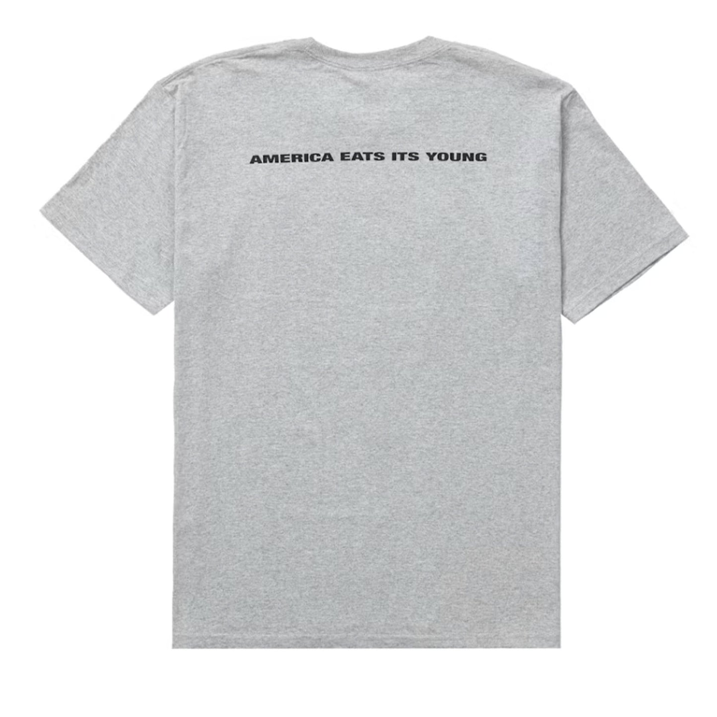 Supreme America Eats Its Young Tee Heather Grey