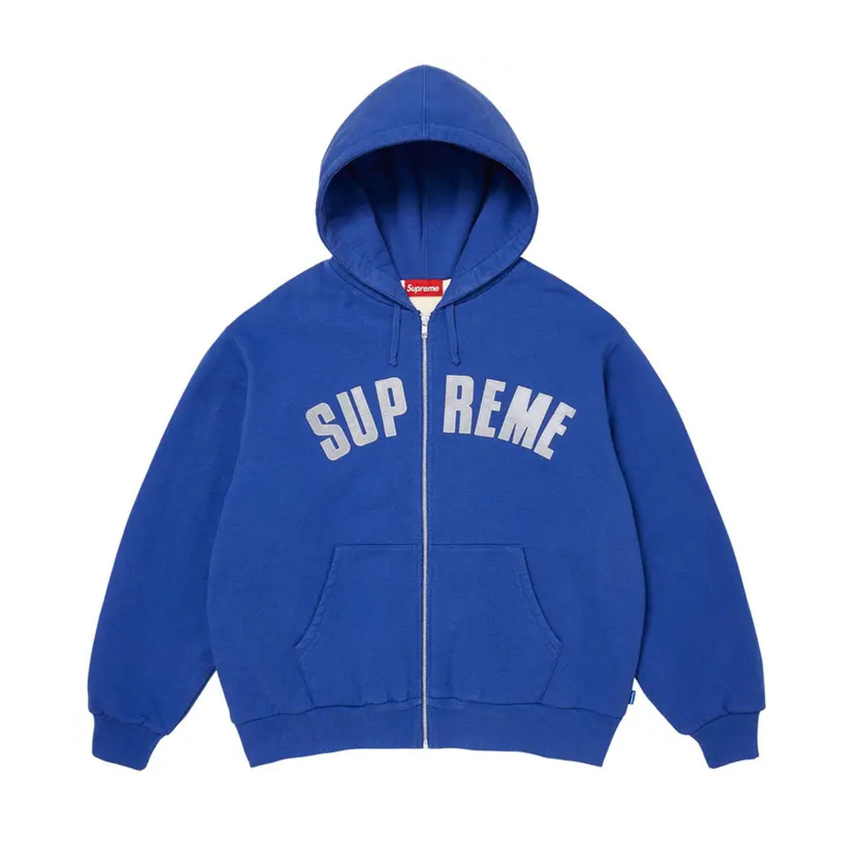 Supreme Arc Thermal Lined Zip Up Hooded Sweatshirt (FW26) Royal