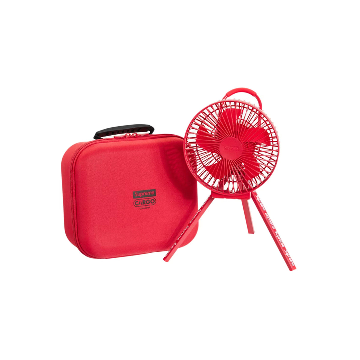 Supreme Cargo Container Electric Fan Red