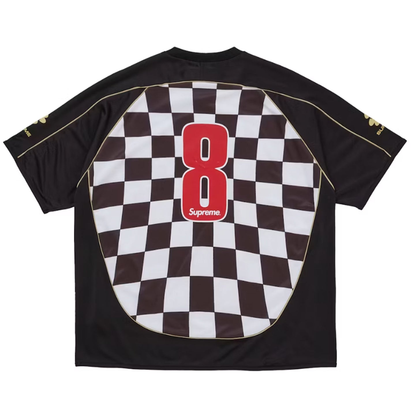Supreme Checkerboard Soccer Jersey Black