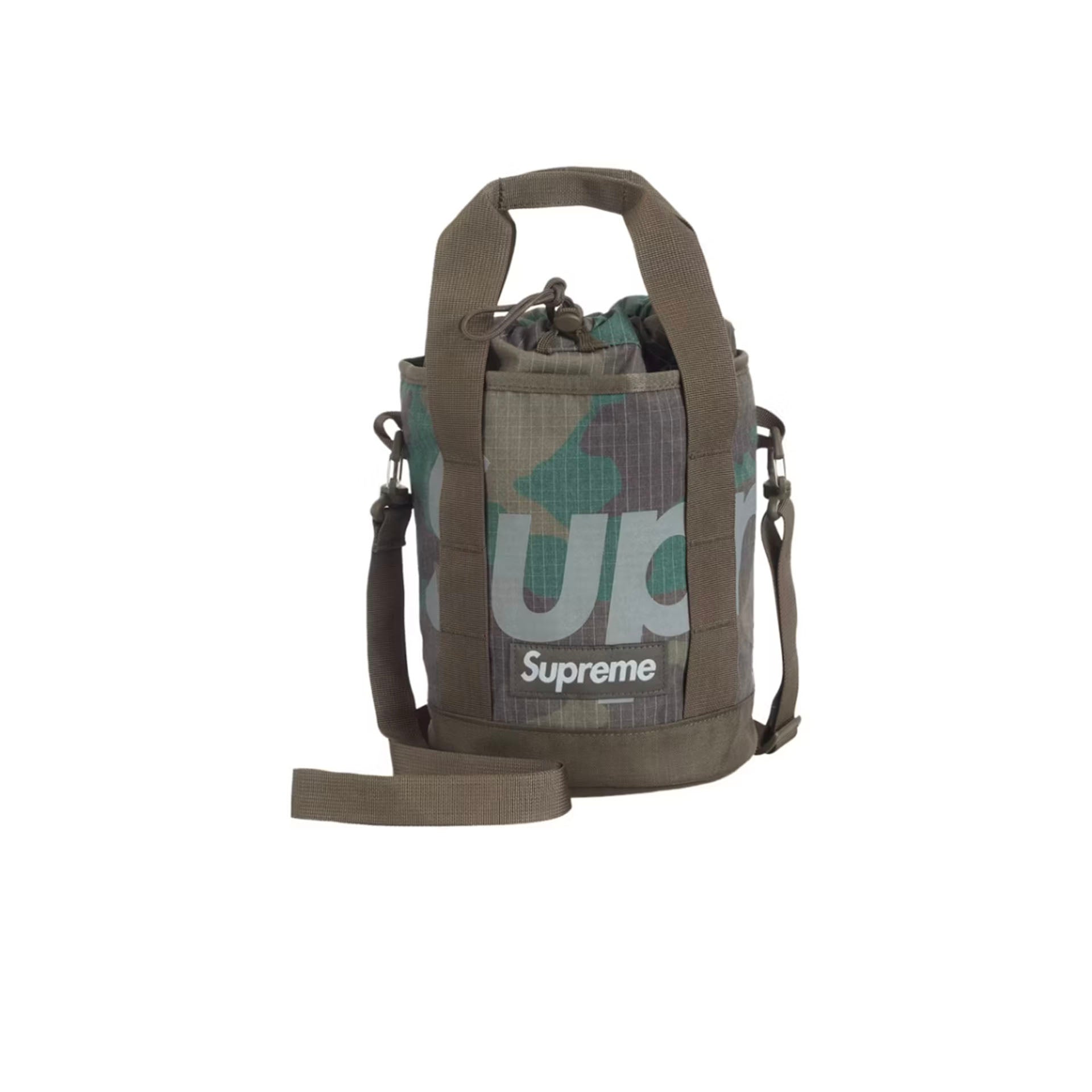 Supreme Cinch Bag (SS24) Woodland Camo – DISTRICT ONE NY