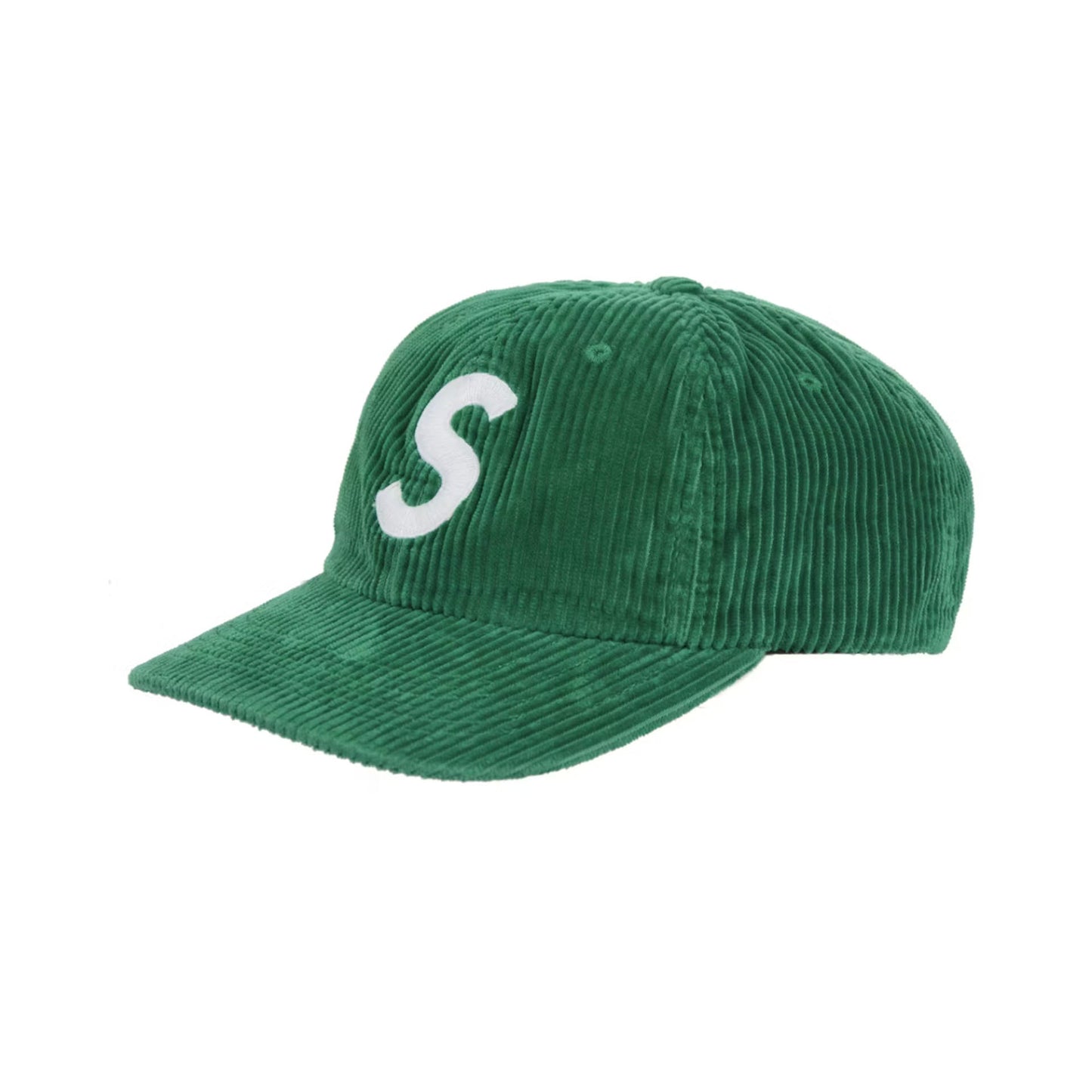 Supreme Corduroy S Logo 6-Panel (FW24) Green
