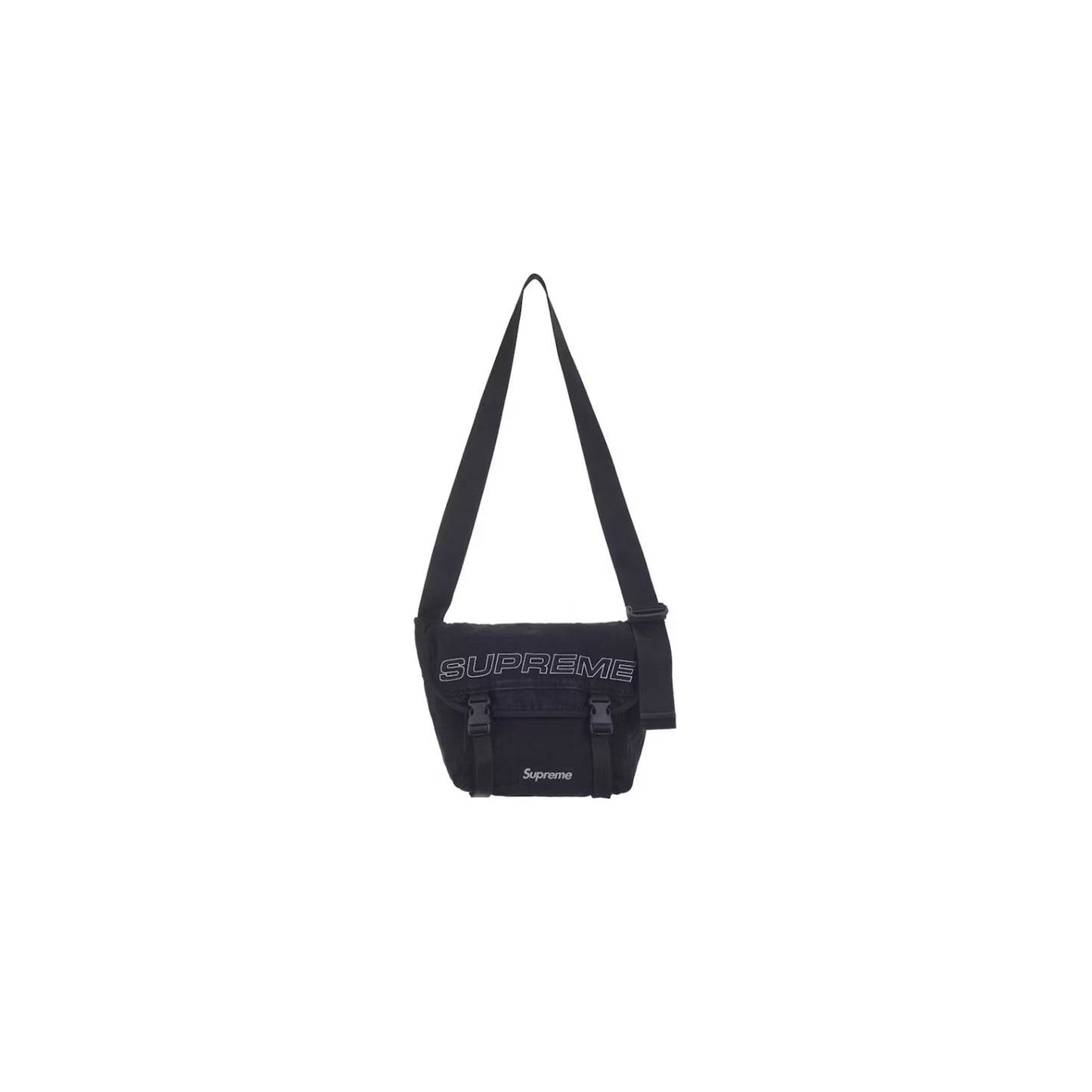 Supreme Denim Messenger Bag Black