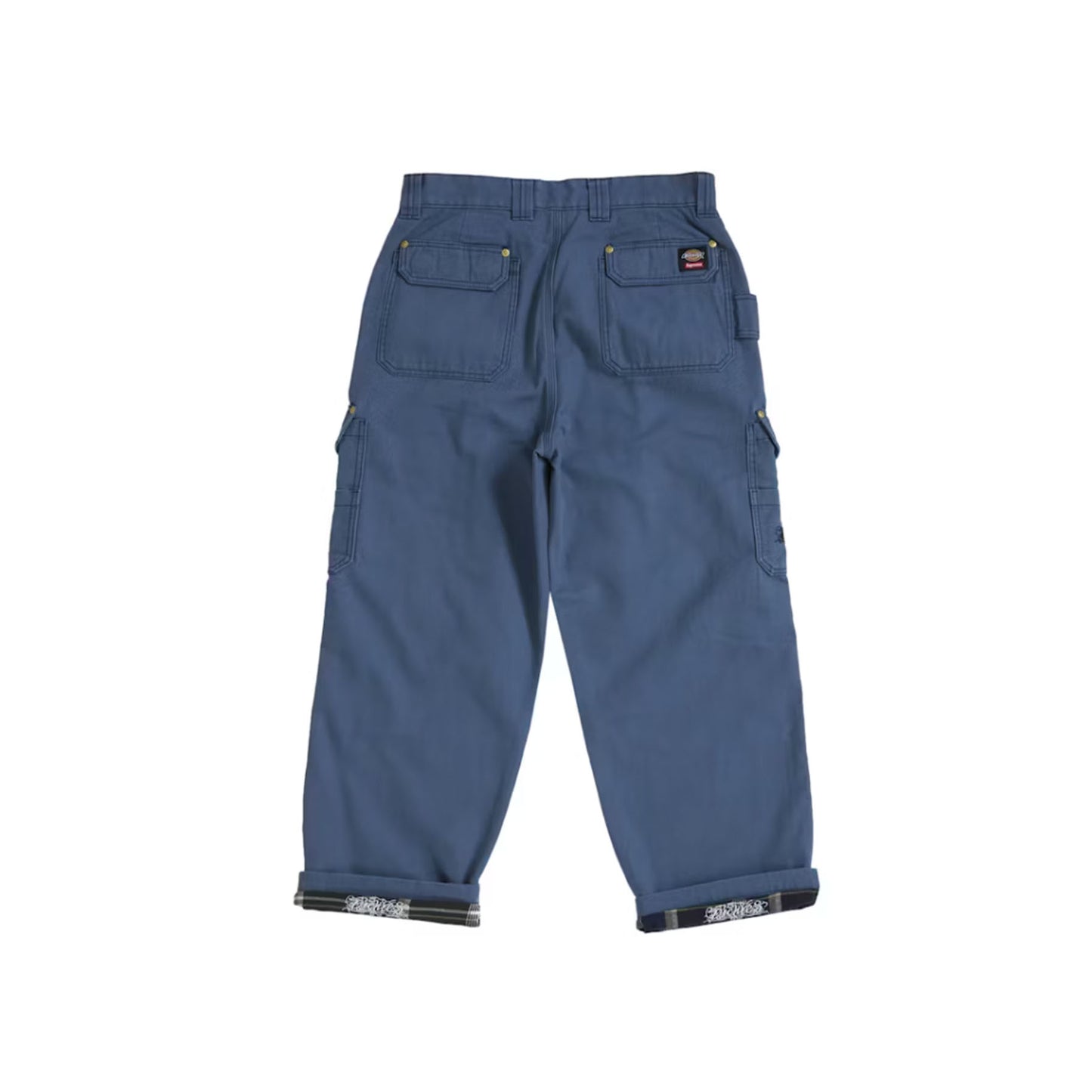 Supreme Dickies Flannel Lined Cargo Pant Blue