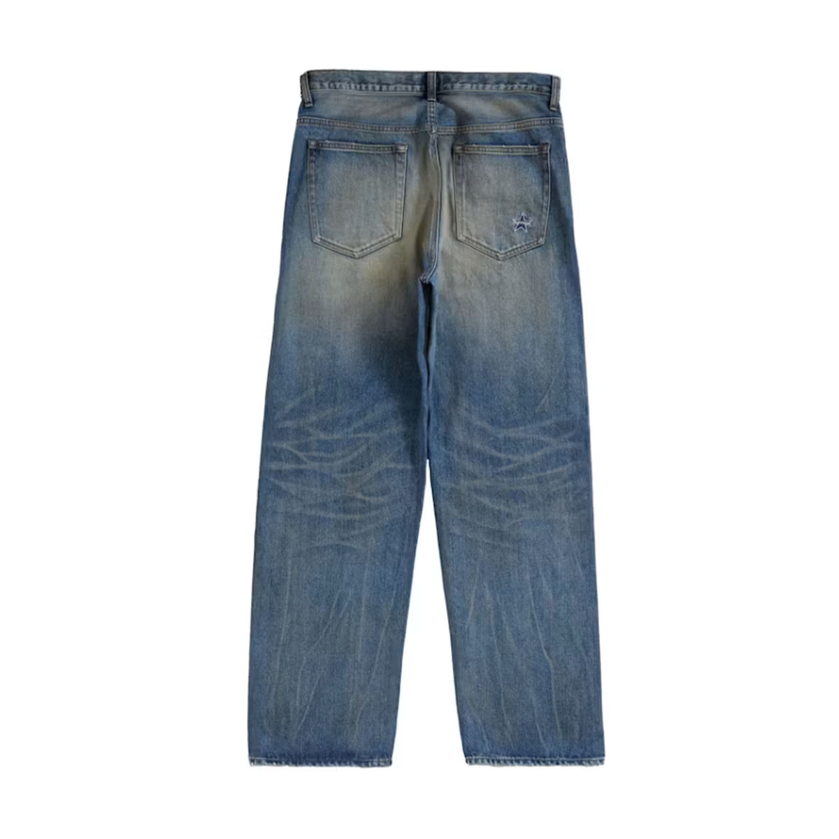 Supreme Distressed Loose Fit Selvedge Jean (SS24) Washed Indigo