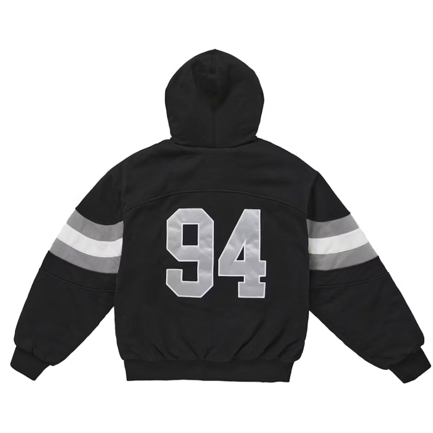 Supreme Filled Zip Up Hooded Sweatshirt Black