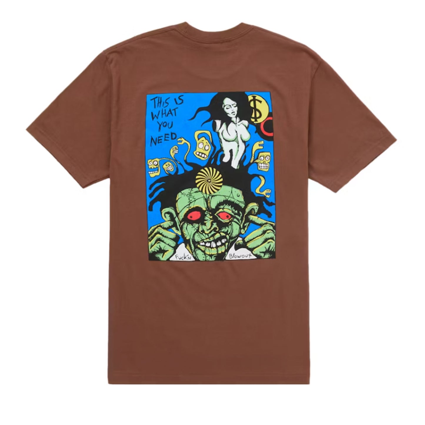 Supreme Fuckin Blowout Tee Brown