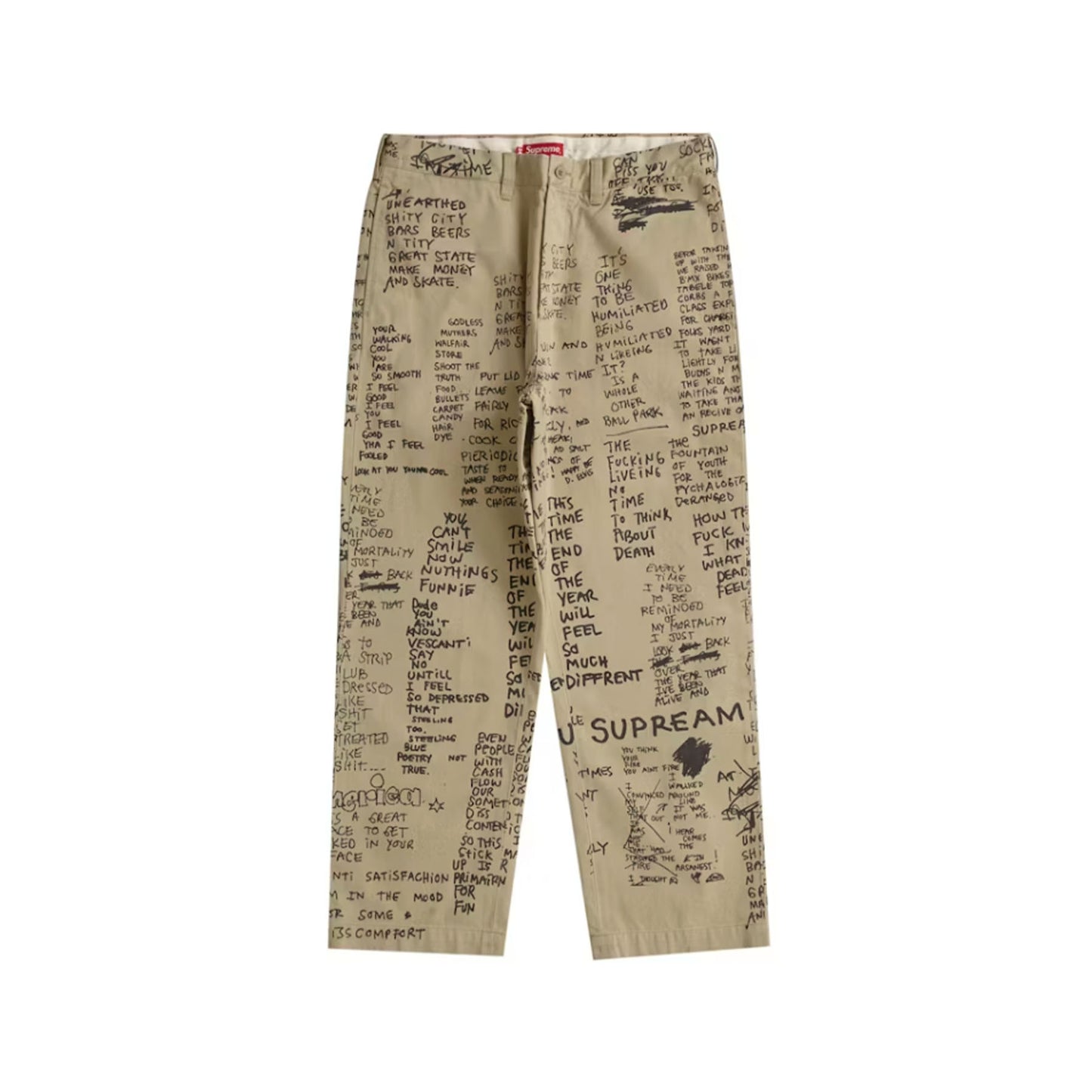 Supreme Gonz Poems Chino Pant Khaki