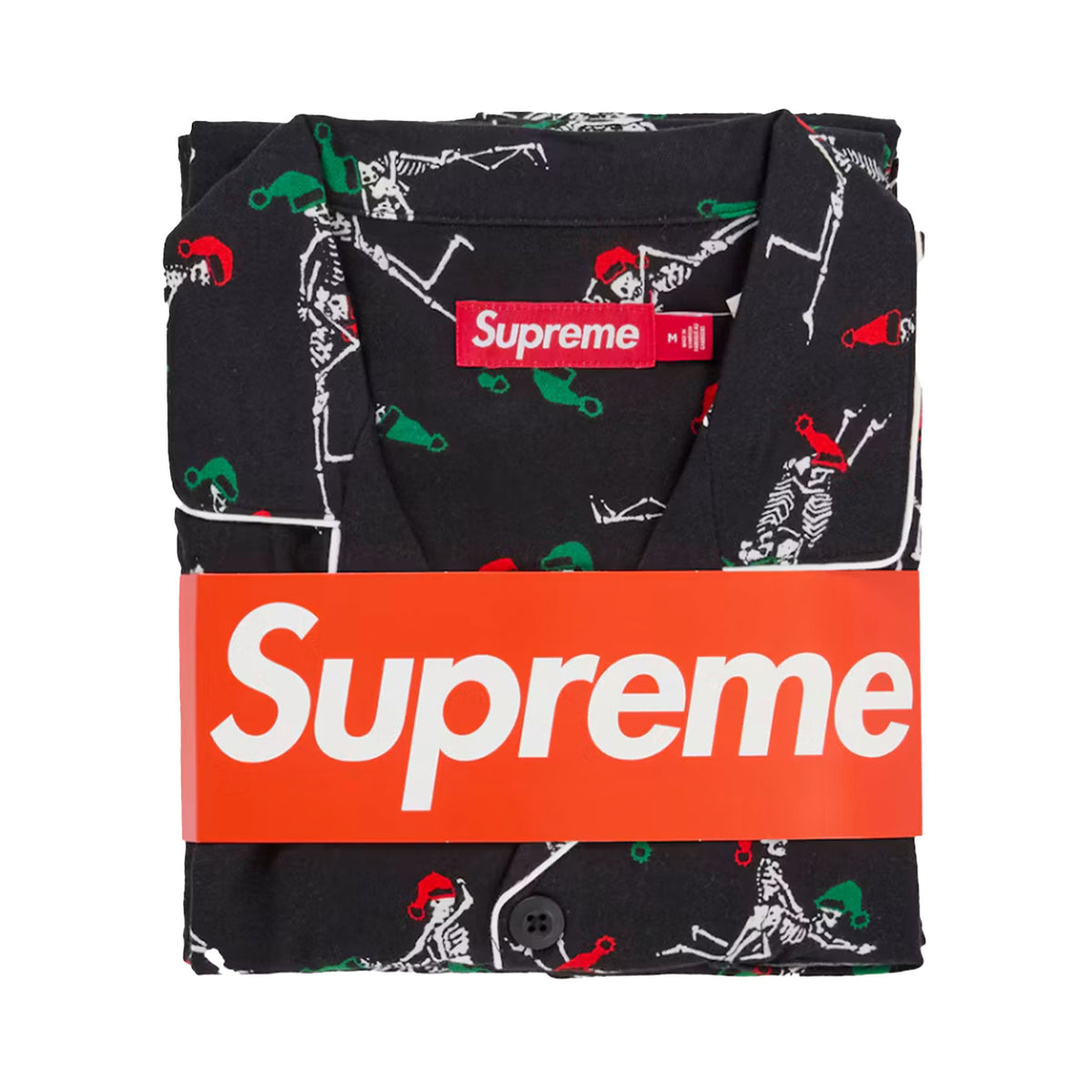 Supreme Hanes Holiday Pajama Set Black