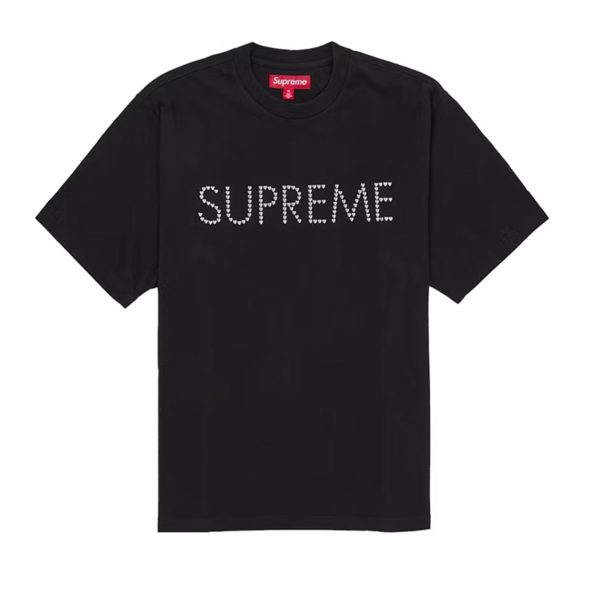 Supreme Hearts Studded S/S Top Black