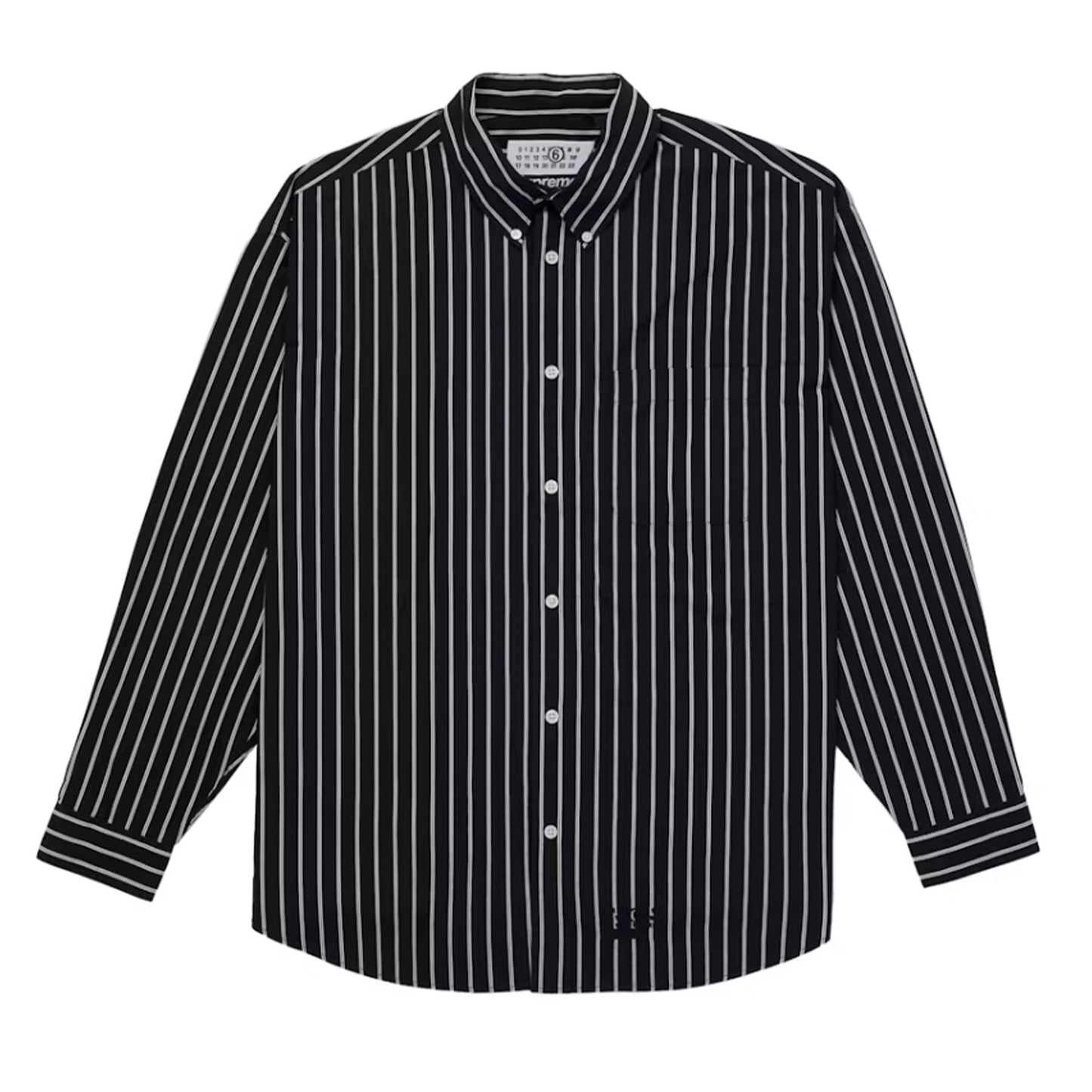 Supreme MM6 Maison Margiela Stripe Shirt Black