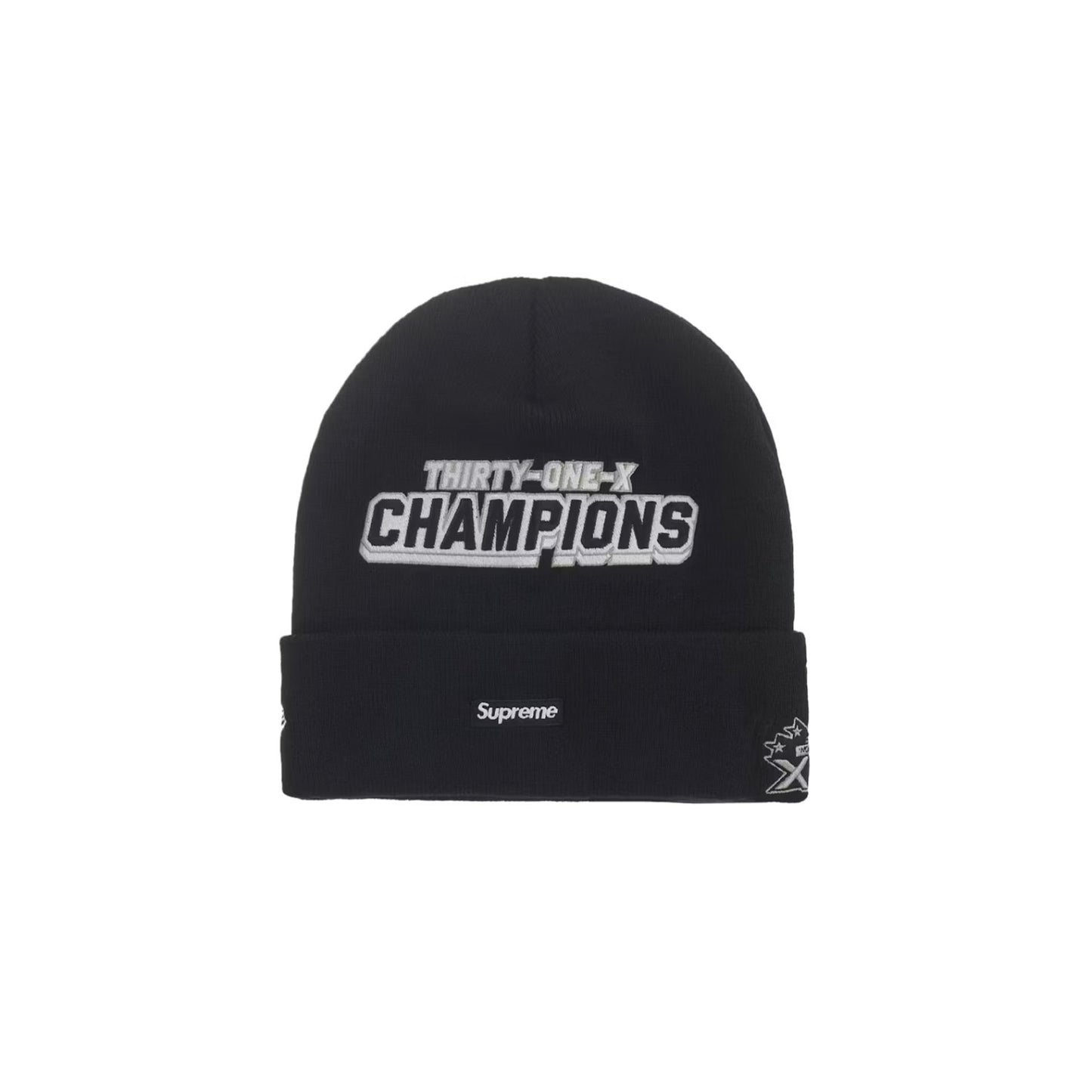 Supreme New Era Football Beanie Black