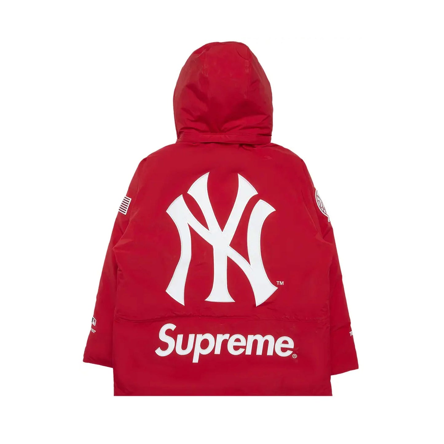 Supreme New York Yankees GORE-TEX 700-Fill Down Jacket Red