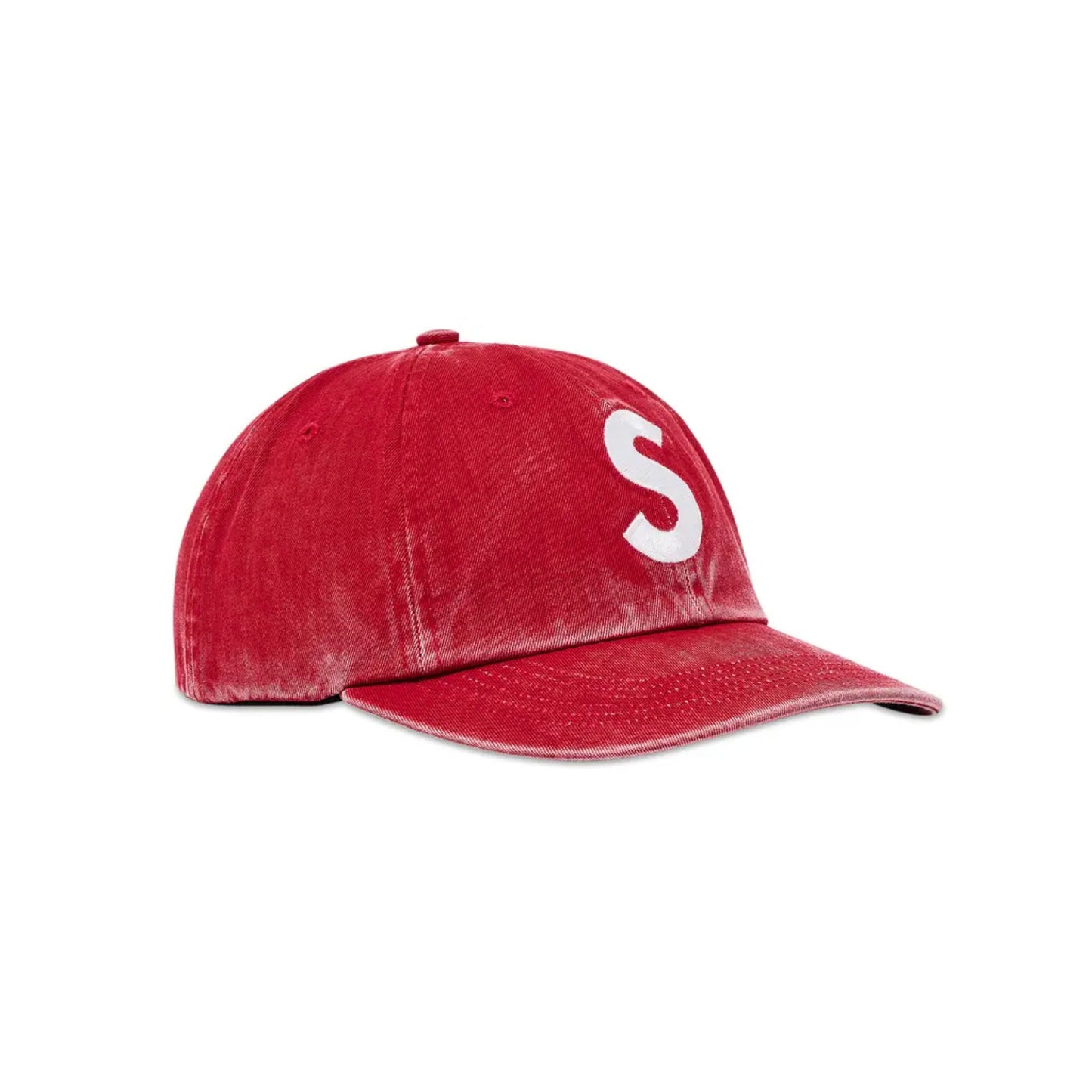 Supreme Pigment Print S Logo 6-Panel (FW23) Red