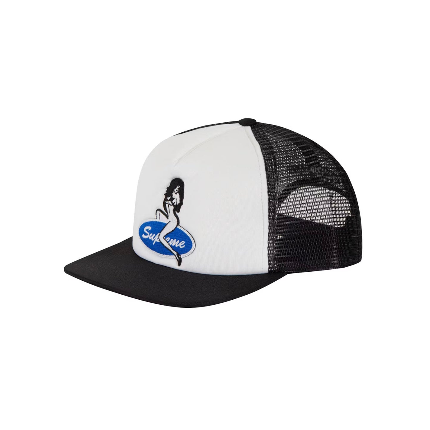 Supreme Pin Up Mesh Back 5-Panel Black