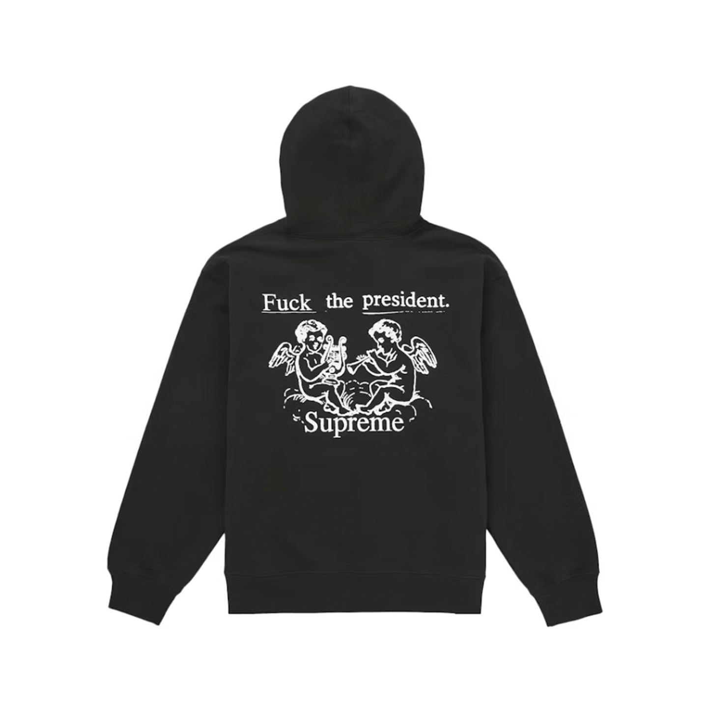 Supreme President Hooded Sweatshirt Black